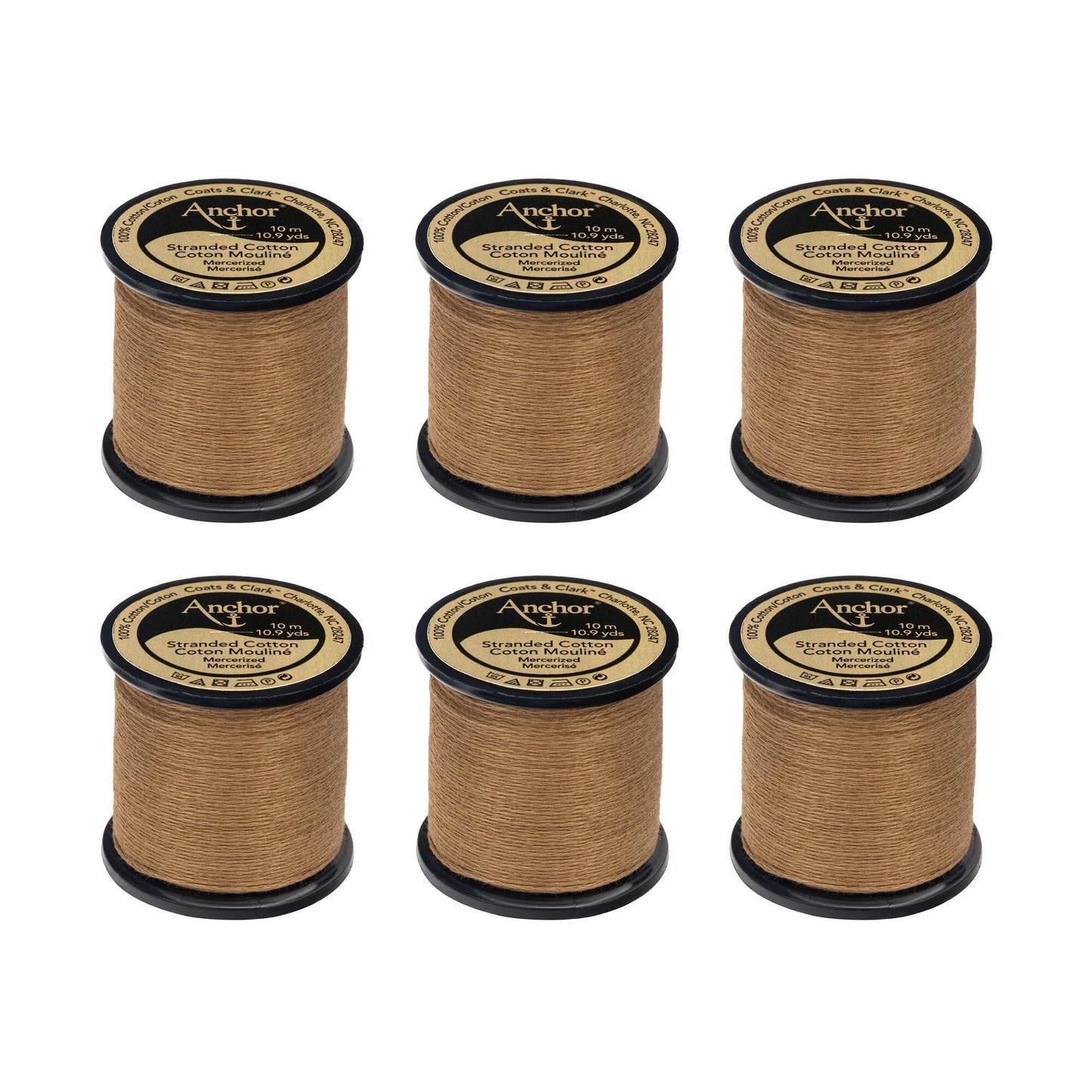 AN Spooled Floss 10 Meters (6 Pack) - Clearance shades