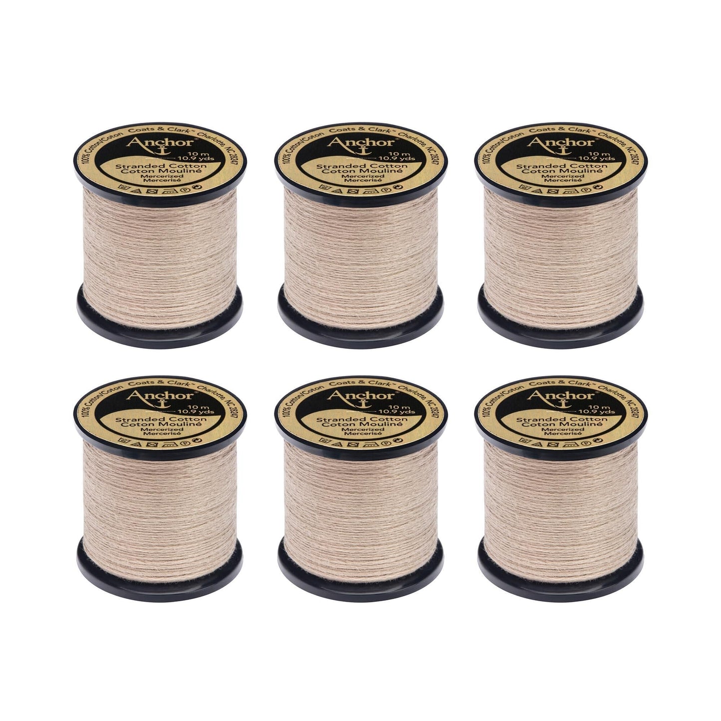AN Spooled Floss 10 Meters (6 Pack) - Clearance shades