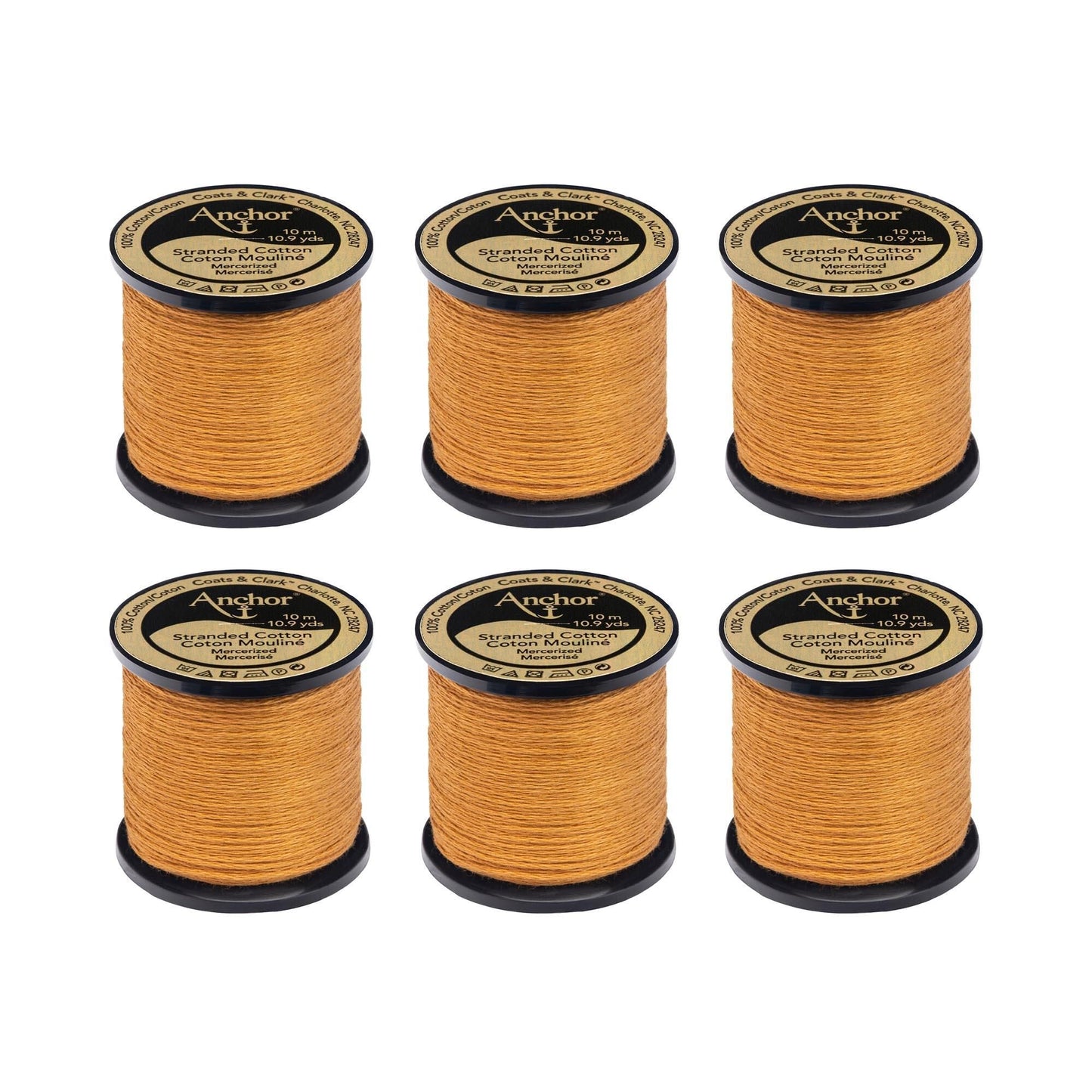 AN Spooled Floss 10 Meters (6 Pack) - Clearance shades