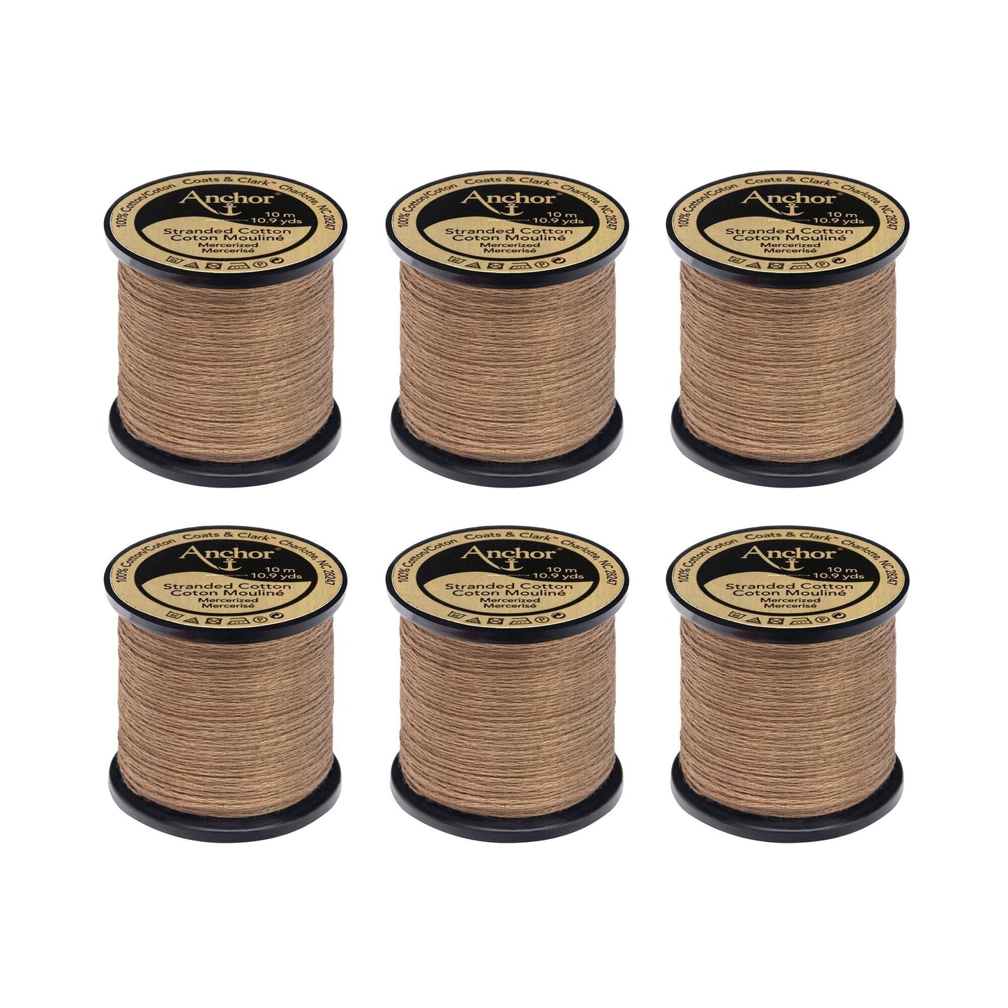 AN Spooled Floss 10 Meters (6 Pack) - Clearance shades