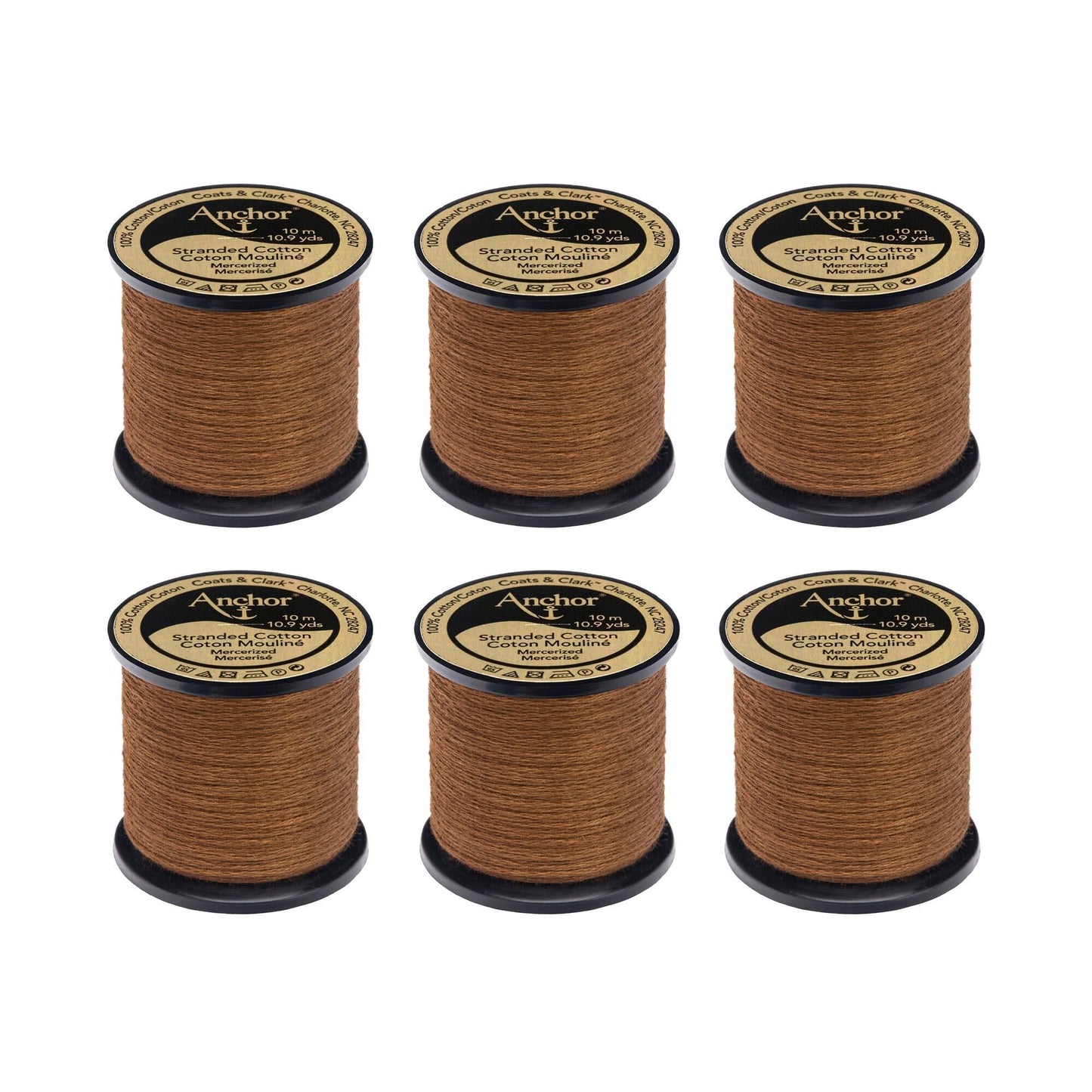 AN Spooled Floss 10 Meters (6 Pack) - Clearance shades