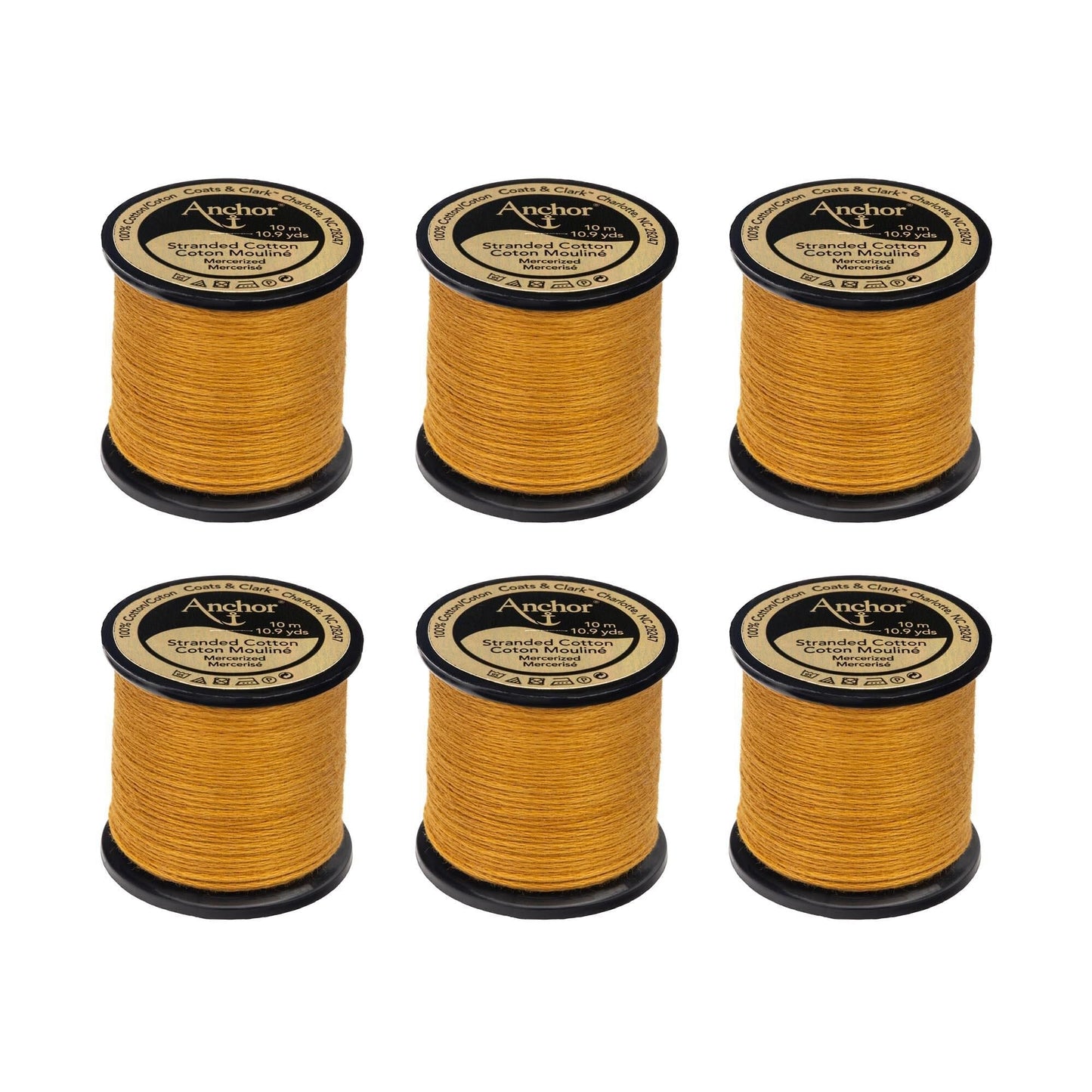 AN Spooled Floss 10 Meters (6 Pack) - Clearance shades