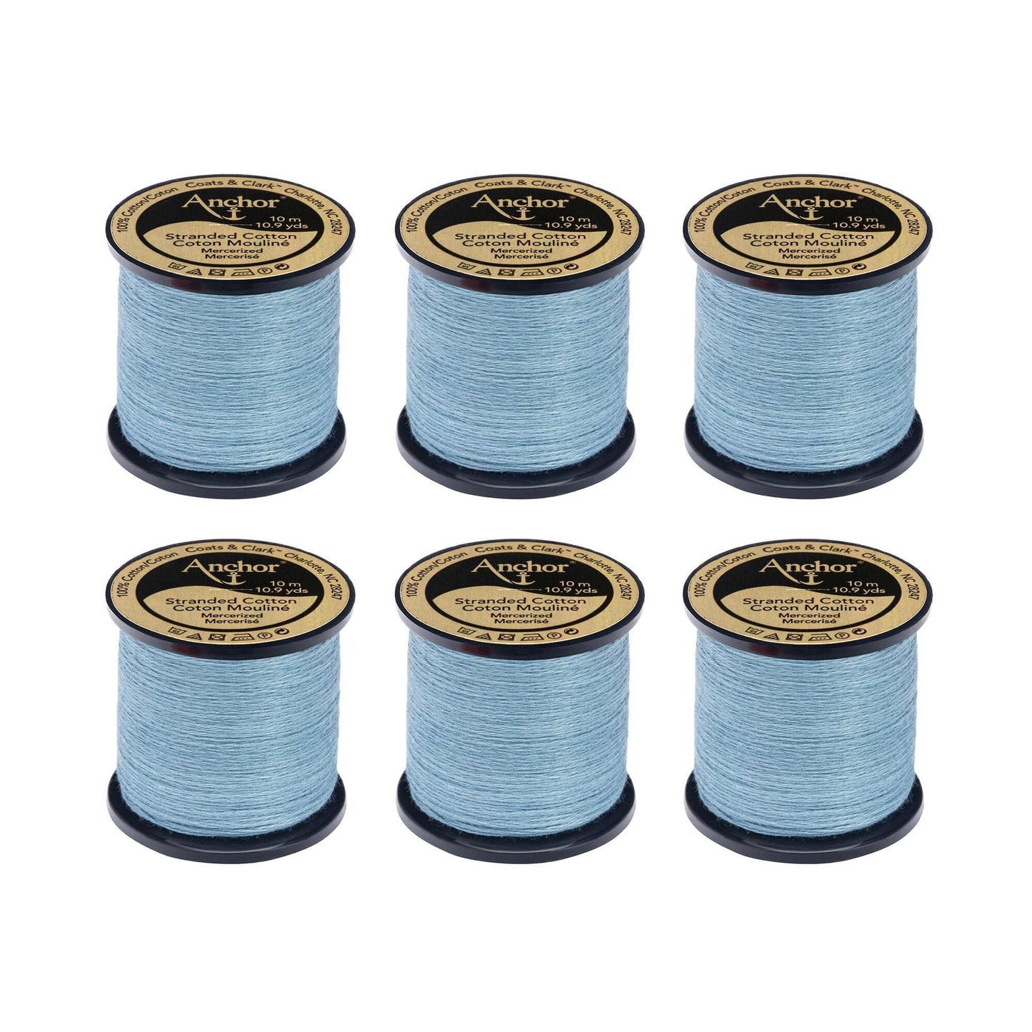 AN Spooled Floss 10 Meters (6 Pack) - Clearance shades