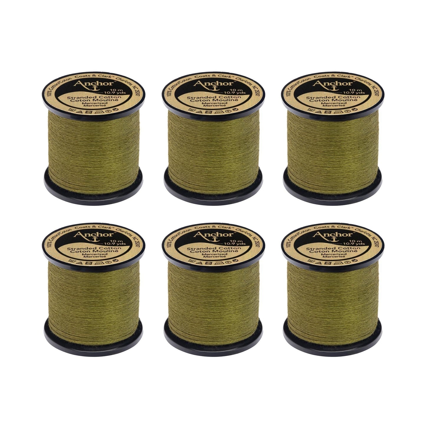 AN Spooled Floss 10 Meters (6 Pack) - Clearance shades