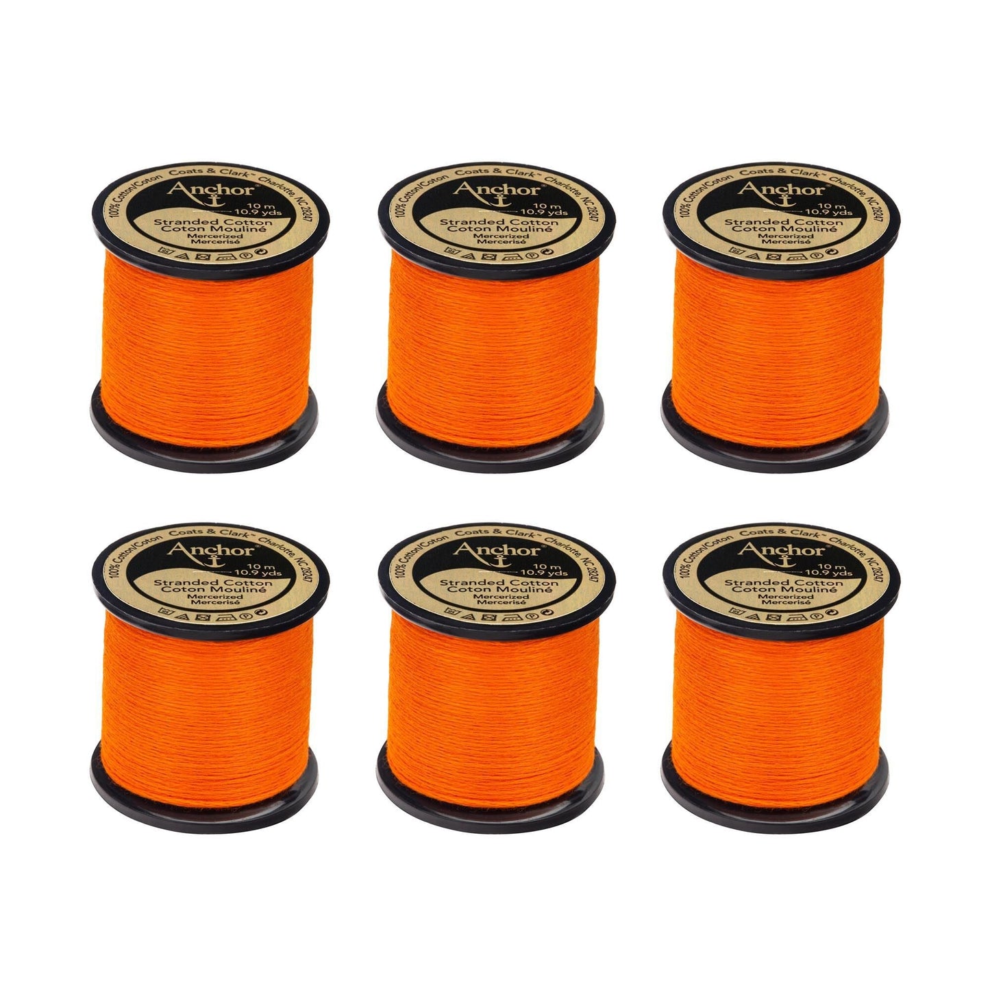 AN Spooled Floss 10 Meters (6 Pack) - Clearance shades