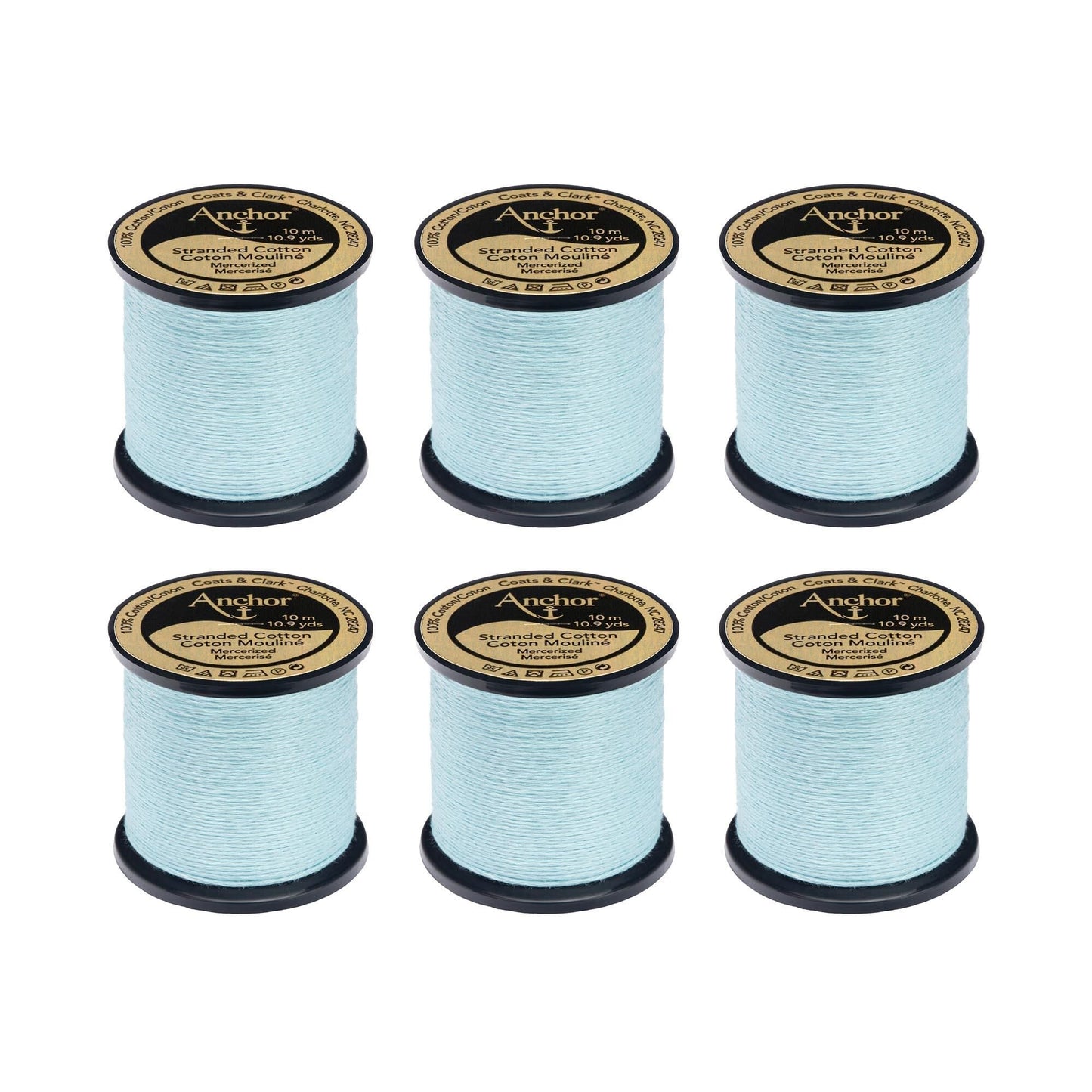 AN Spooled Floss 10 Meters (6 Pack) - Clearance shades
