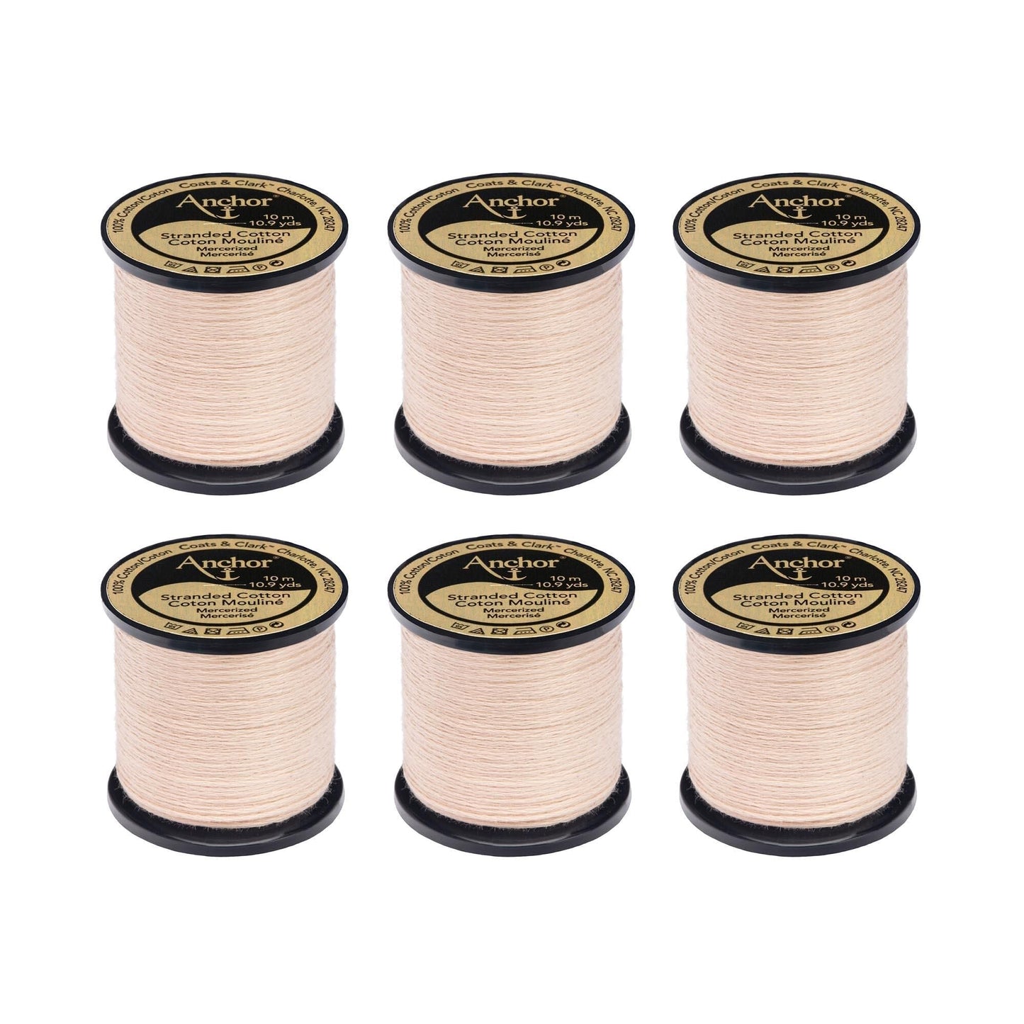 AN Spooled Floss 10 Meters (6 Pack) - Clearance shades
