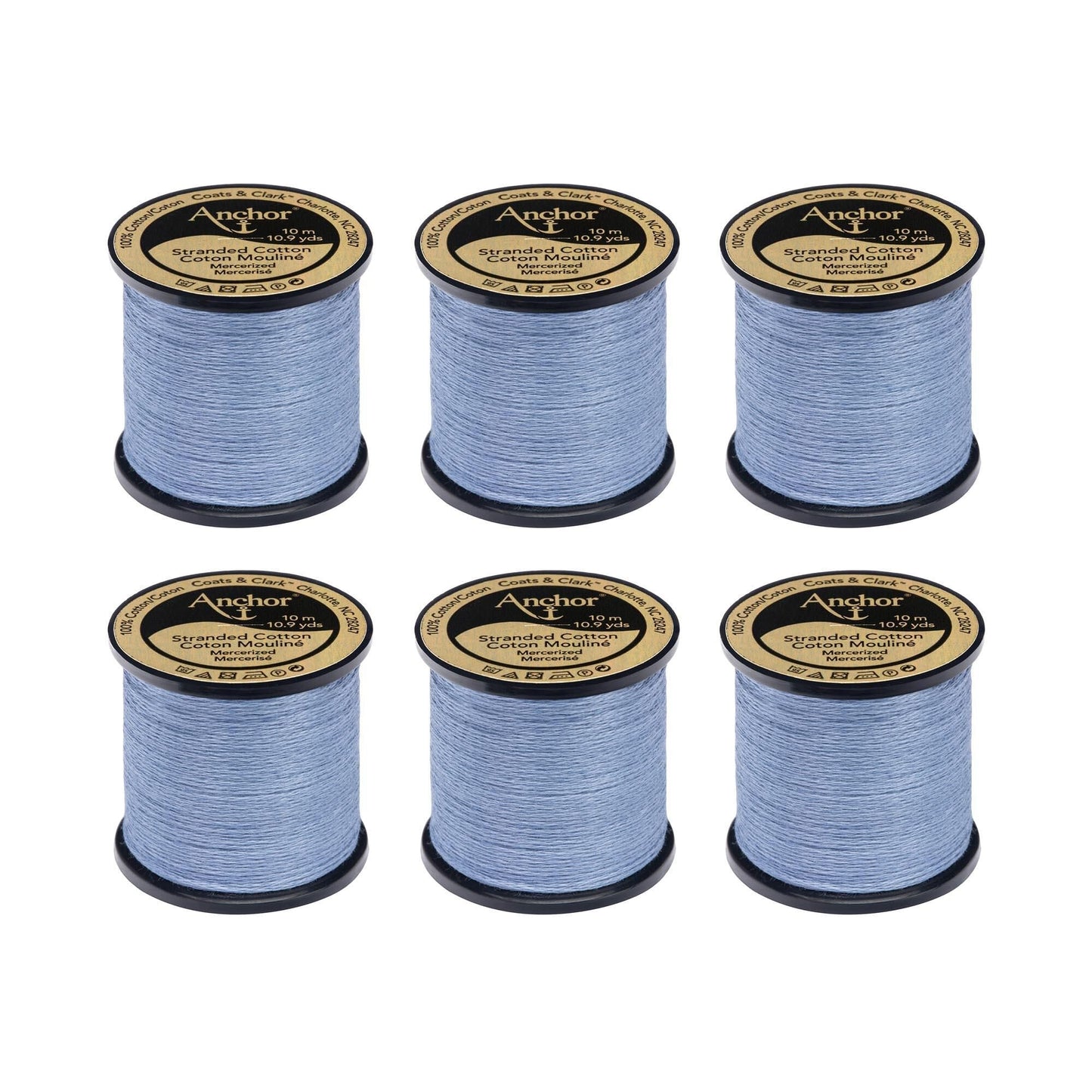 AN Spooled Floss 10 Meters (6 Pack) - Clearance shades