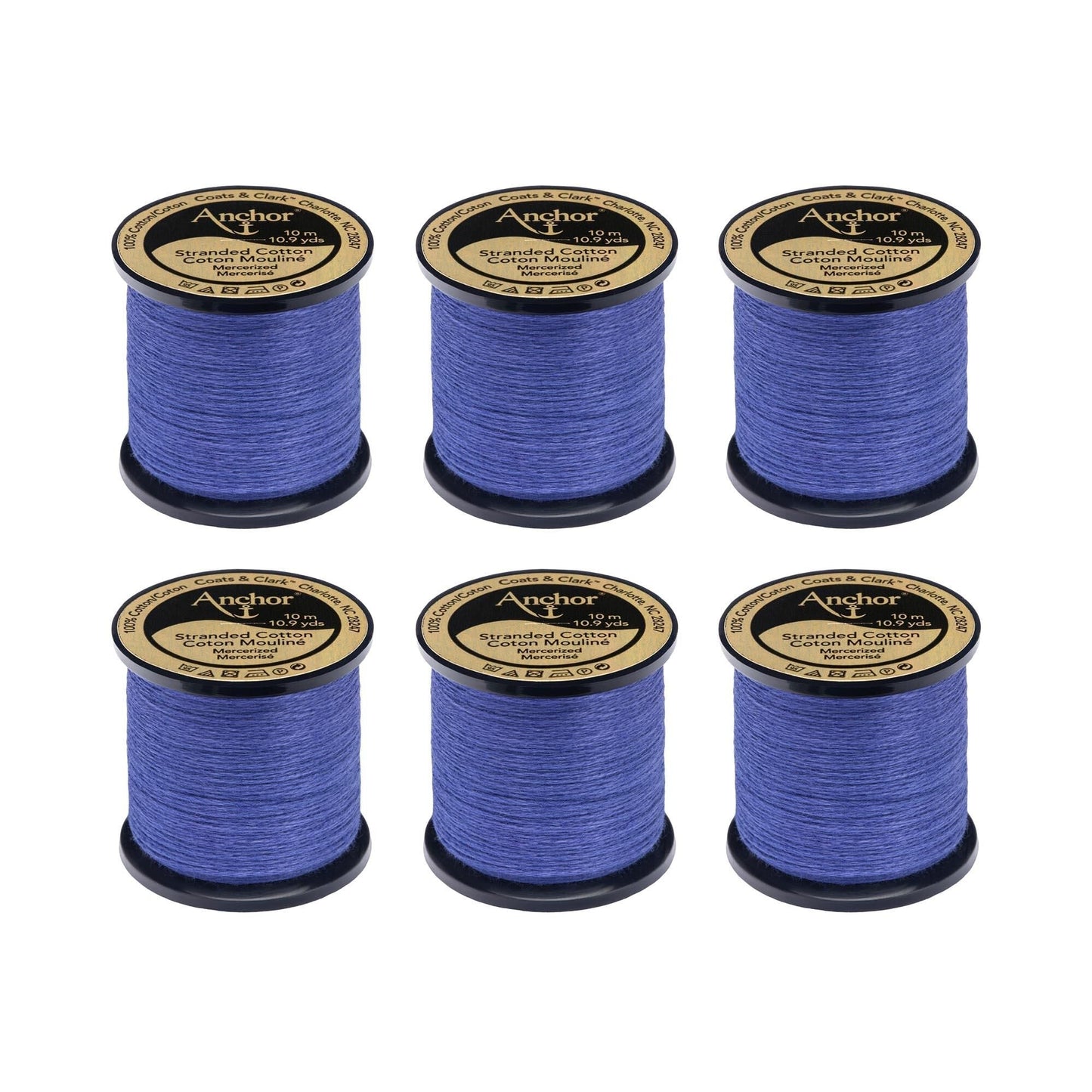 AN Spooled Floss 10 Meters (6 Pack) - Clearance shades