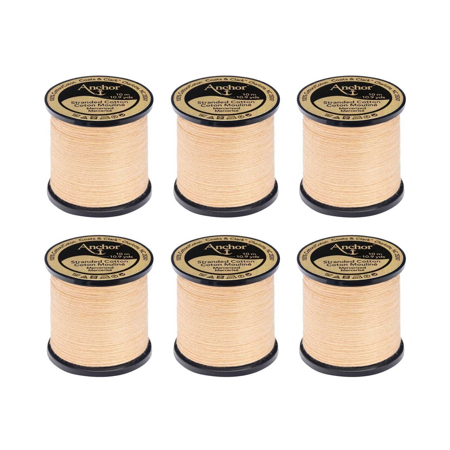 AN Spooled Floss 10 Meters (6 Pack) - Clearance shades