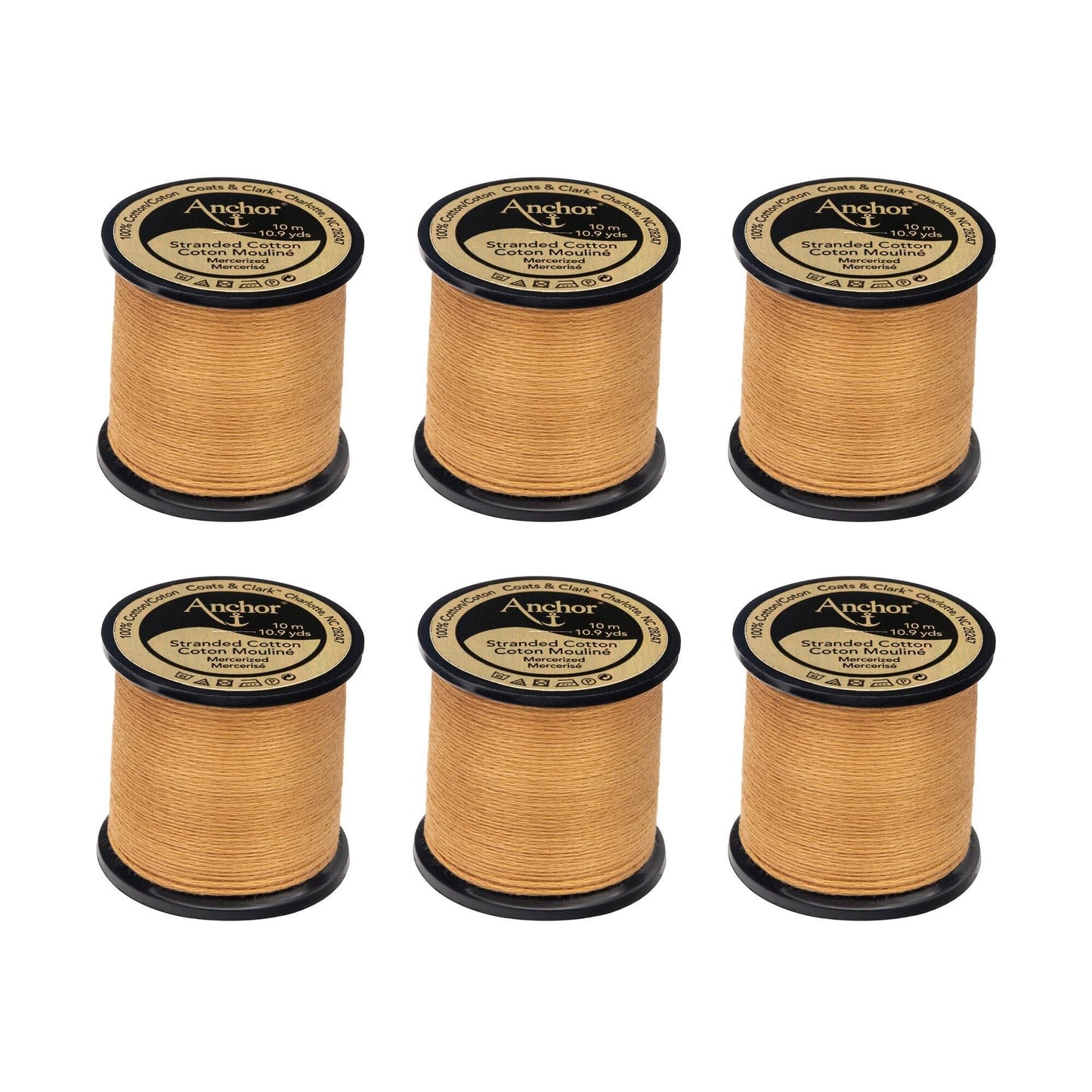 AN Spooled Floss 10 Meters (6 Pack) - Clearance shades