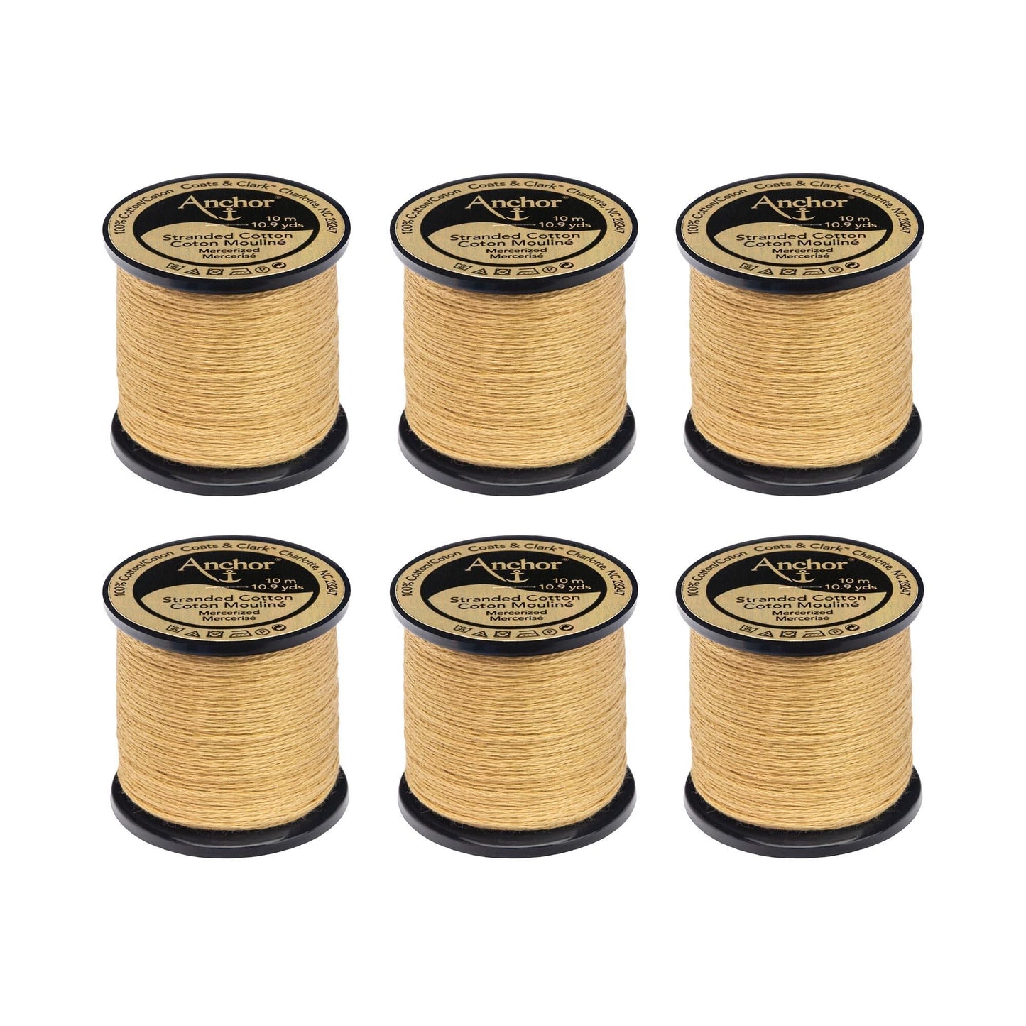 AN Spooled Floss 10 Meters (6 Pack) - Clearance shades