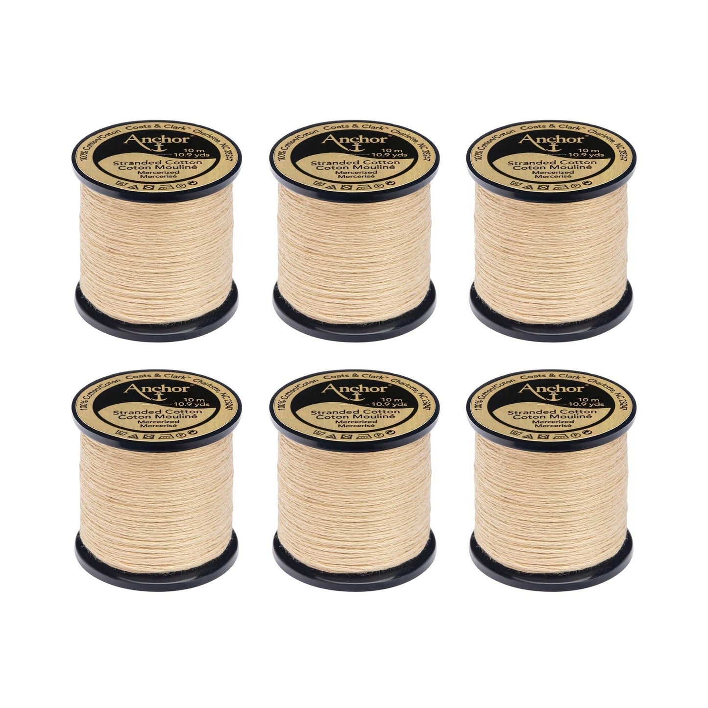 AN Spooled Floss 10 Meters (6 Pack) - Clearance shades
