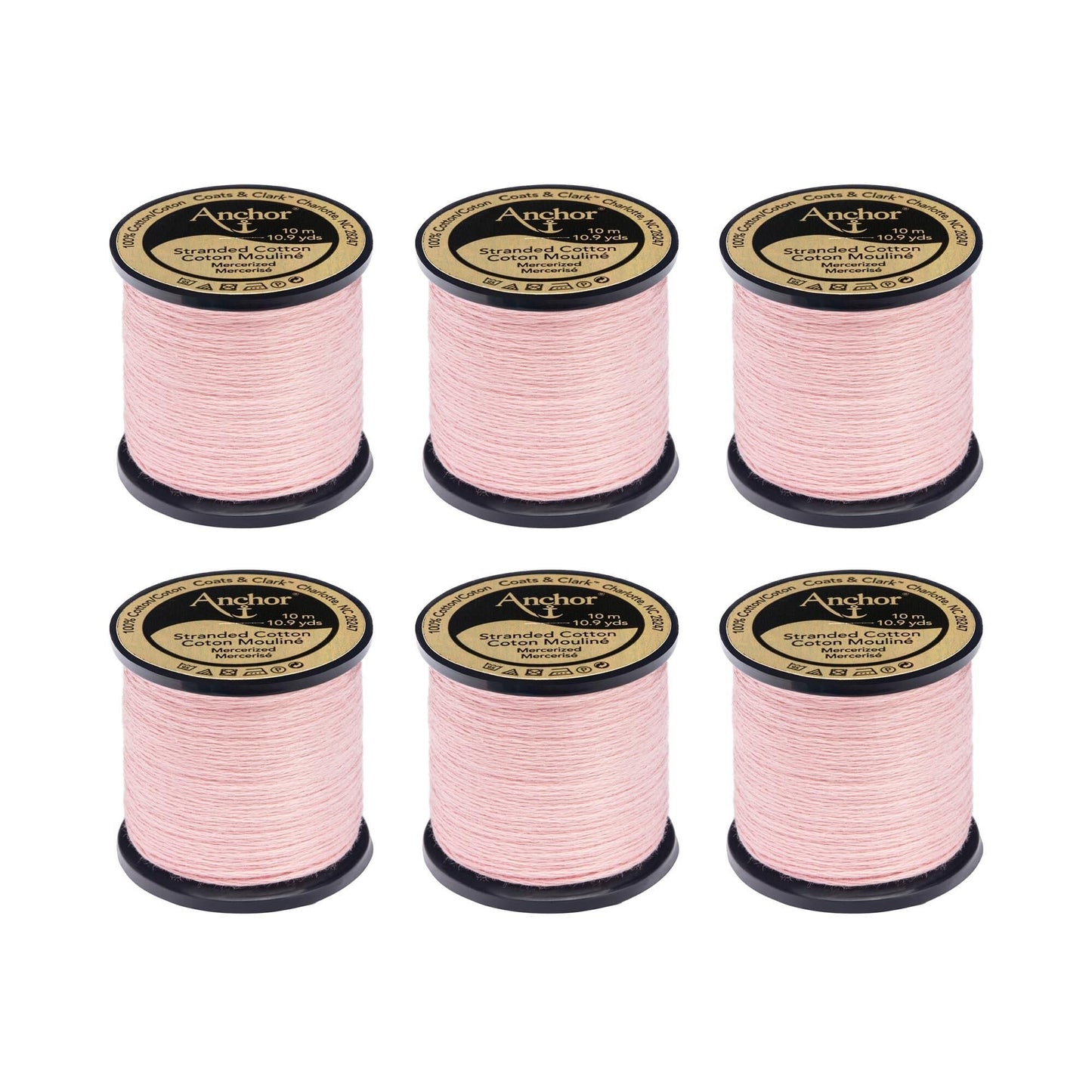 AN Spooled Floss 10 Meters (6 Pack) - Clearance shades