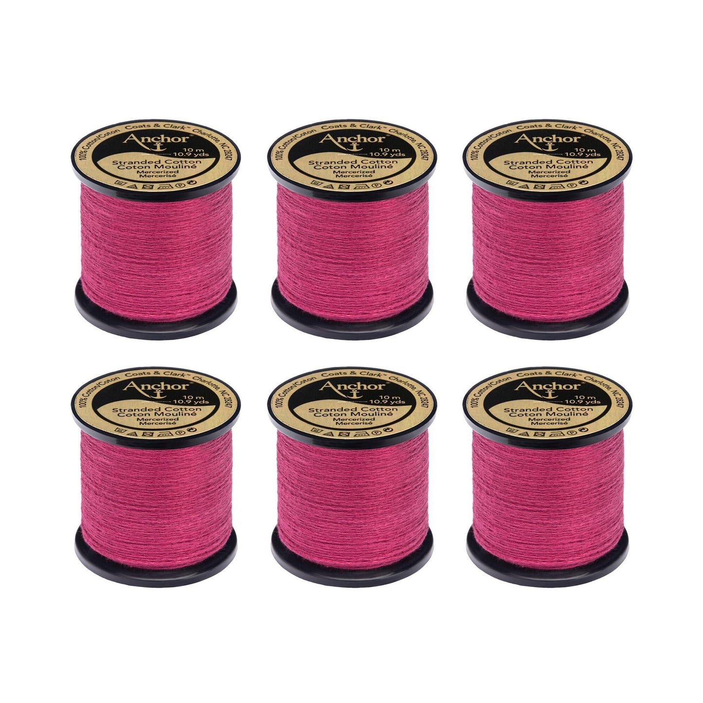 AN Spooled Floss 10 Meters (6 Pack) - Clearance shades