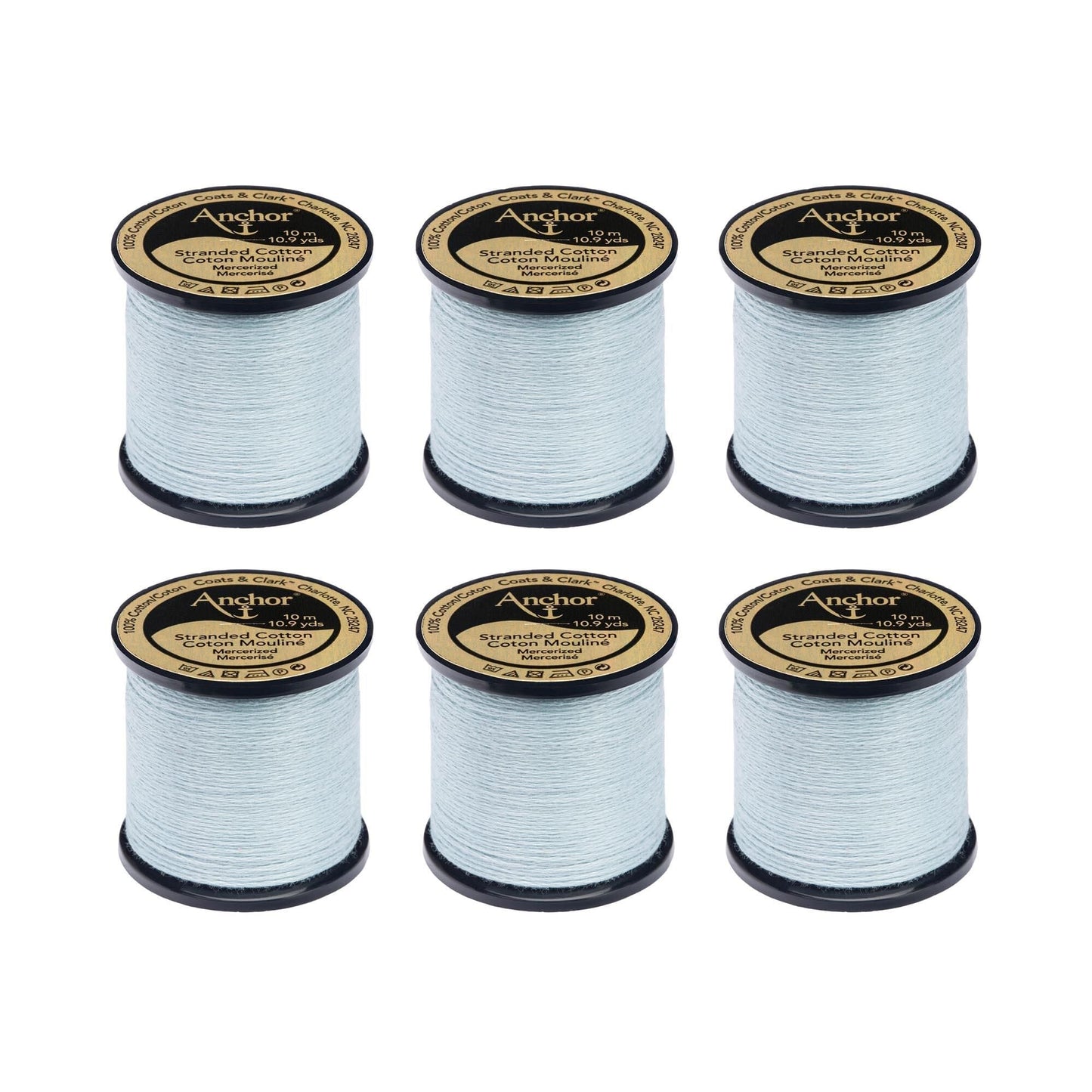 AN Spooled Floss 10 Meters (6 Pack) - Clearance shades