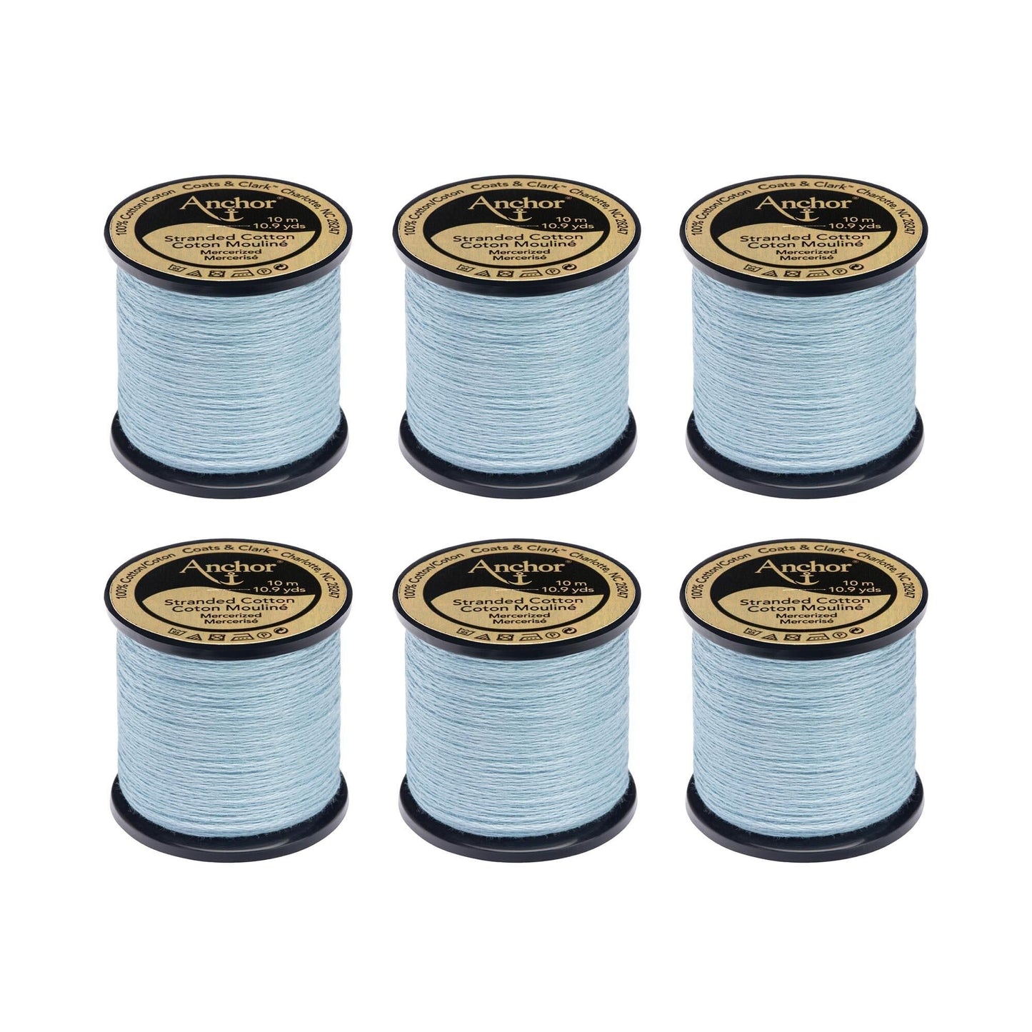 AN Spooled Floss 10 Meters (6 Pack) - Clearance shades