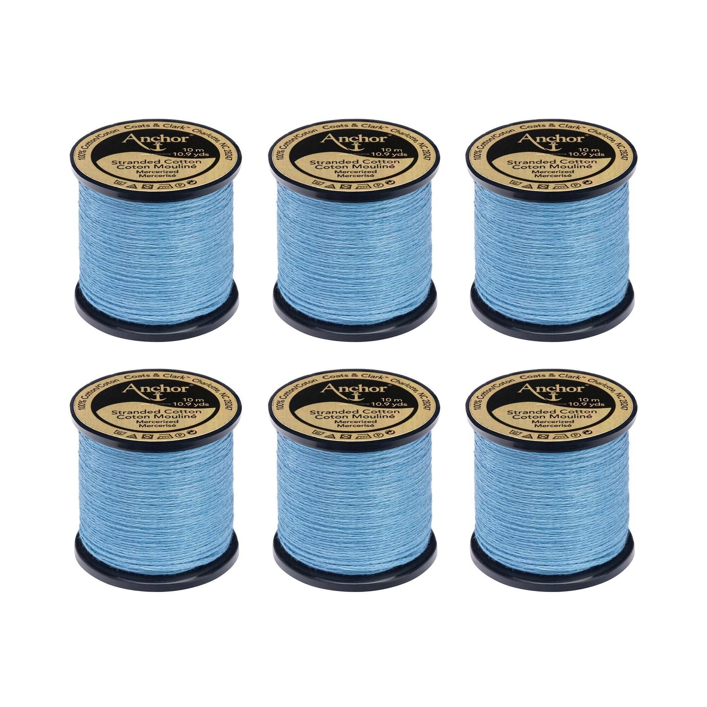 AN Spooled Floss 10 Meters (6 Pack) - Clearance shades