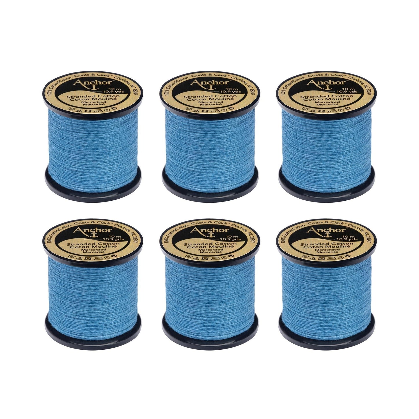 AN Spooled Floss 10 Meters (6 Pack) - Clearance shades