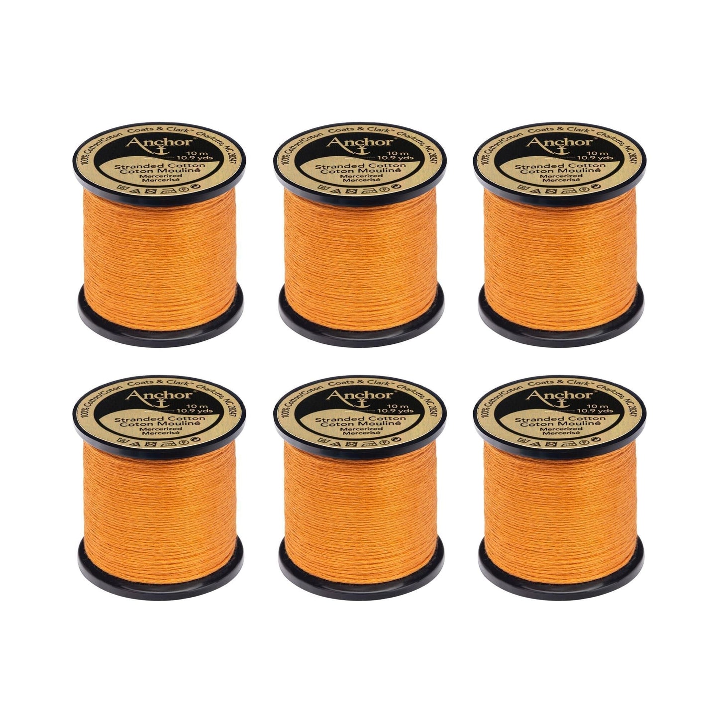 AN Spooled Floss 10 Meters (6 Pack) - Clearance shades