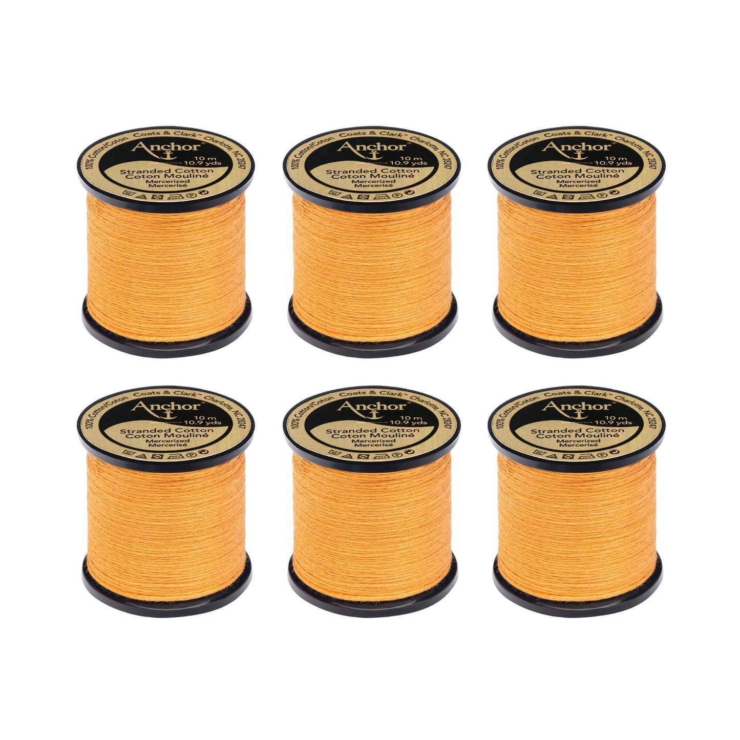 AN Spooled Floss 10 Meters (6 Pack) - Clearance shades