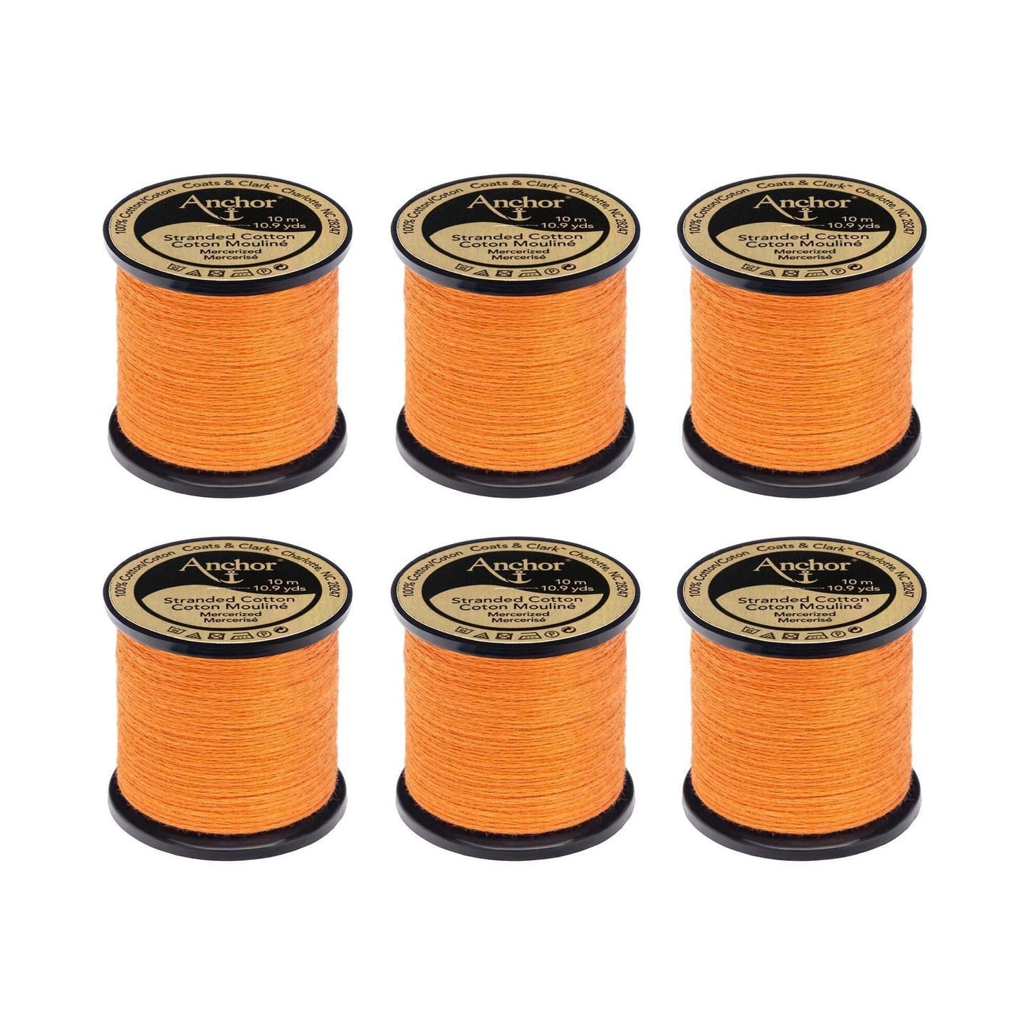 AN Spooled Floss 10 Meters (6 Pack) - Clearance shades