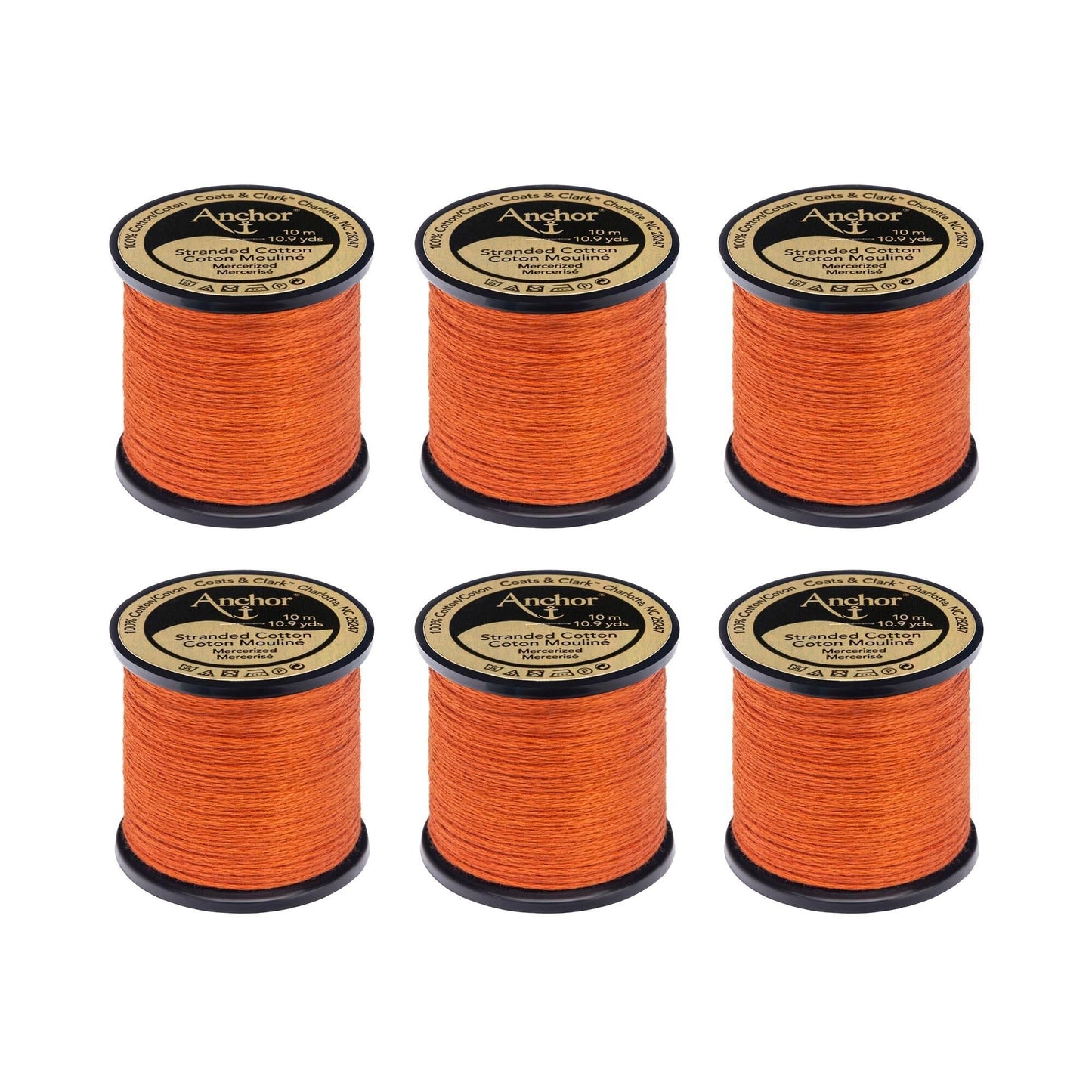 AN Spooled Floss 10 Meters (6 Pack) - Clearance shades