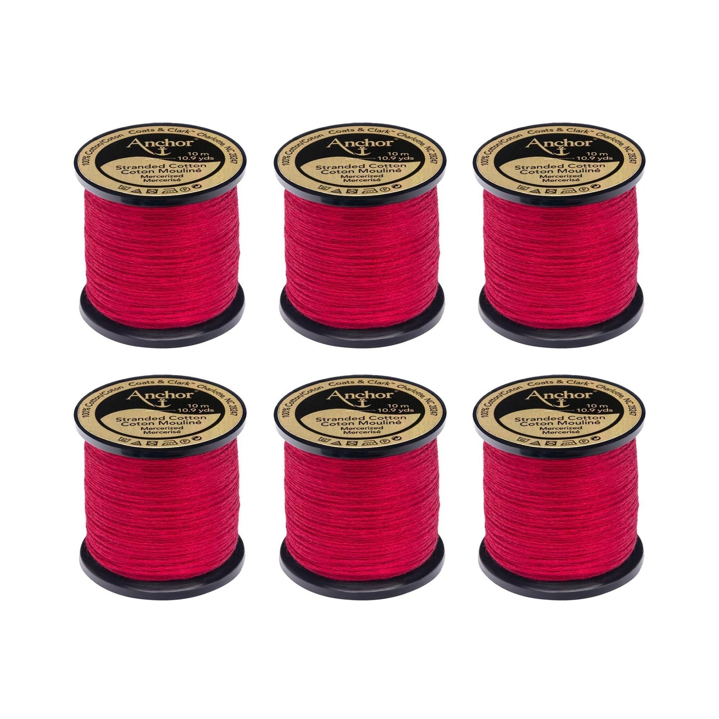 AN Spooled Floss 10 Meters (6 Pack) - Clearance shades