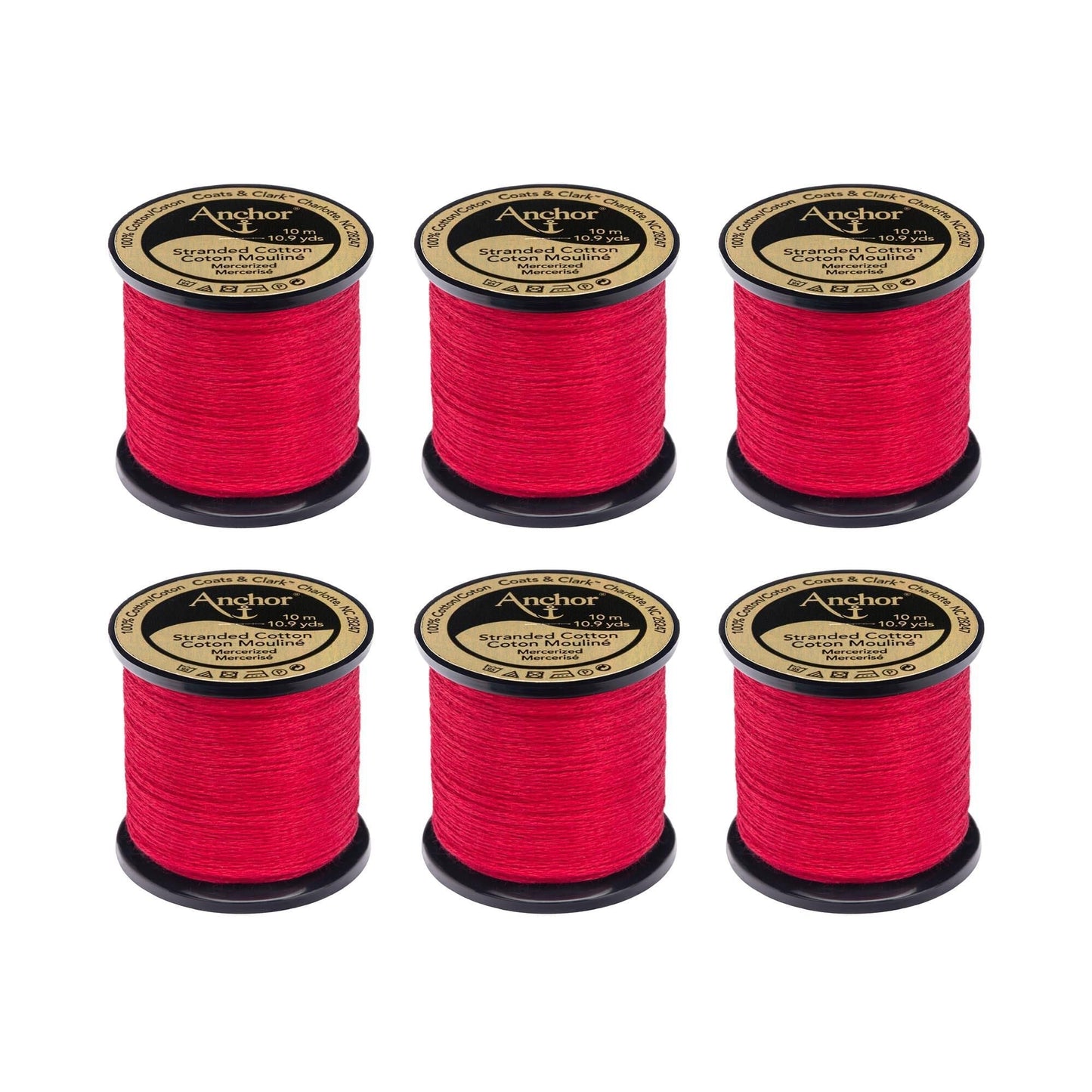 AN Spooled Floss 10 Meters (6 Pack) - Clearance shades