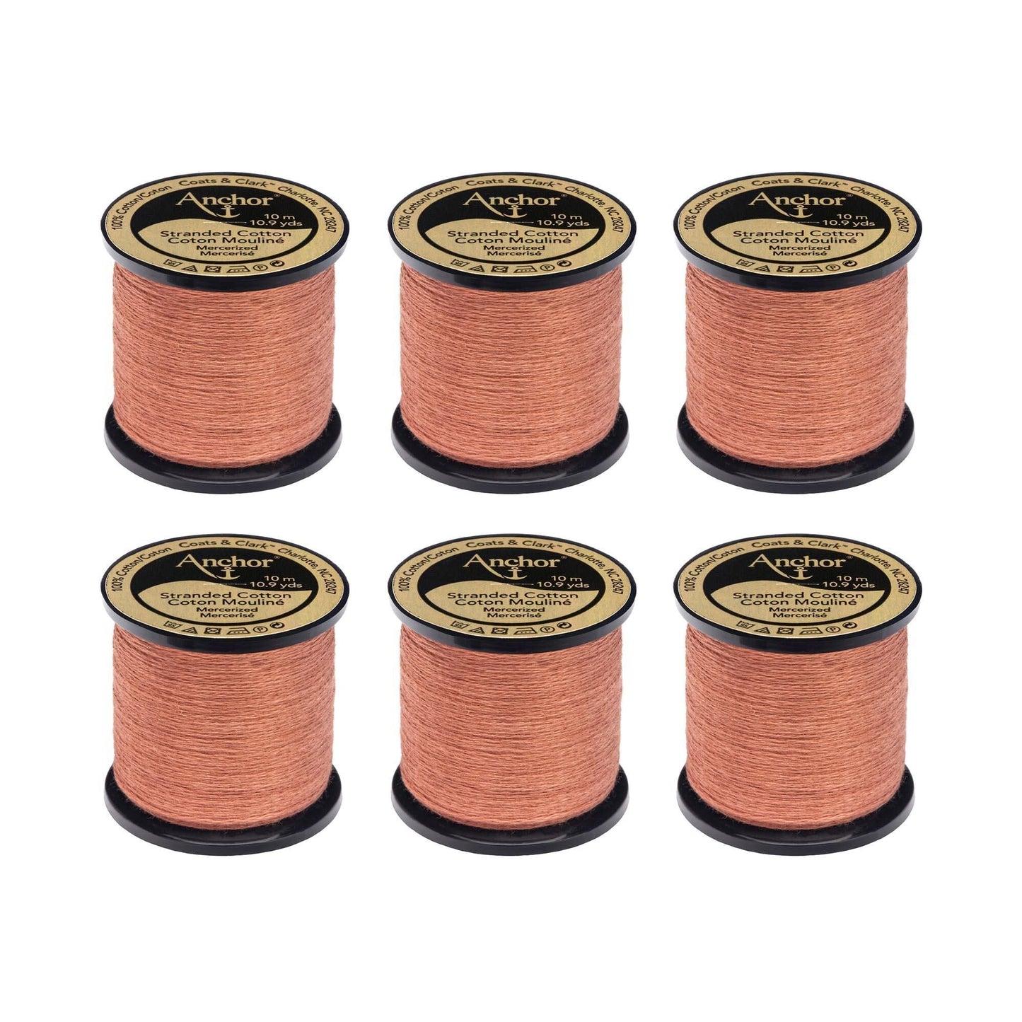 AN Spooled Floss 10 Meters (6 Pack) - Clearance shades