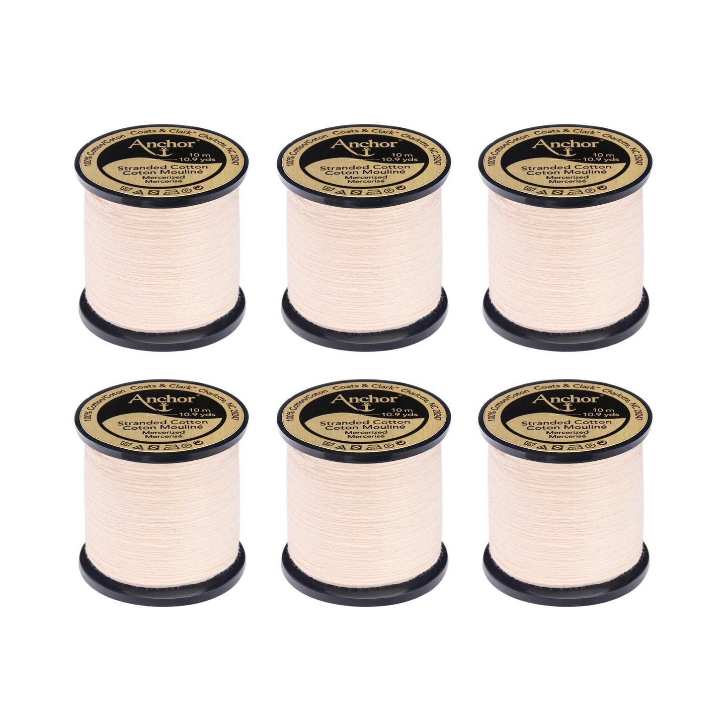 AN Spooled Floss 10 Meters (6 Pack) - Clearance shades
