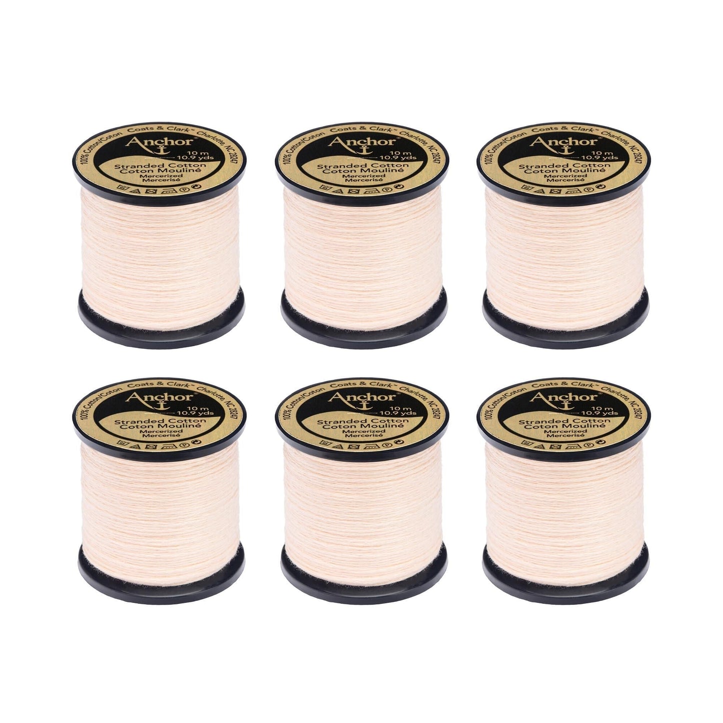 AN Spooled Floss 10 Meters (6 Pack) - Clearance shades