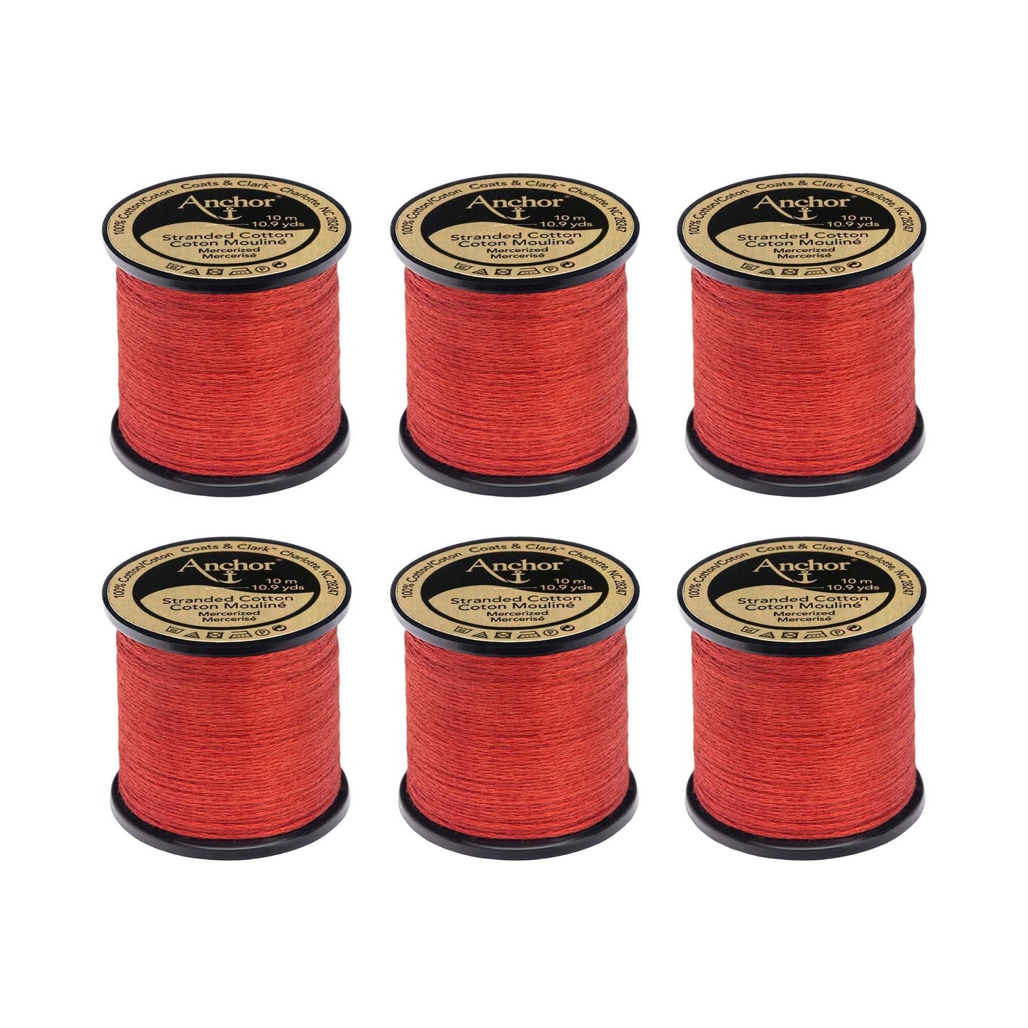 AN Spooled Floss 10 Meters (6 Pack) - Clearance shades