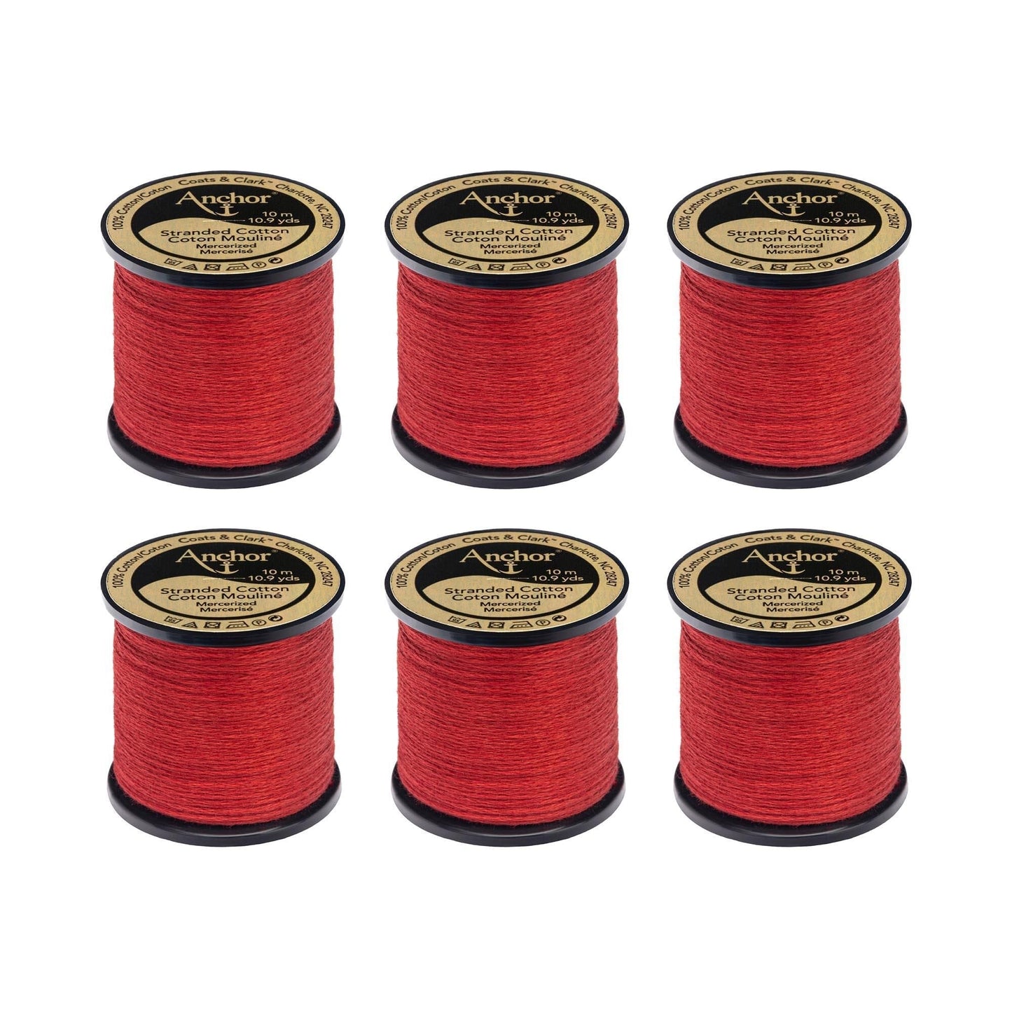AN Spooled Floss 10 Meters (6 Pack) - Clearance shades