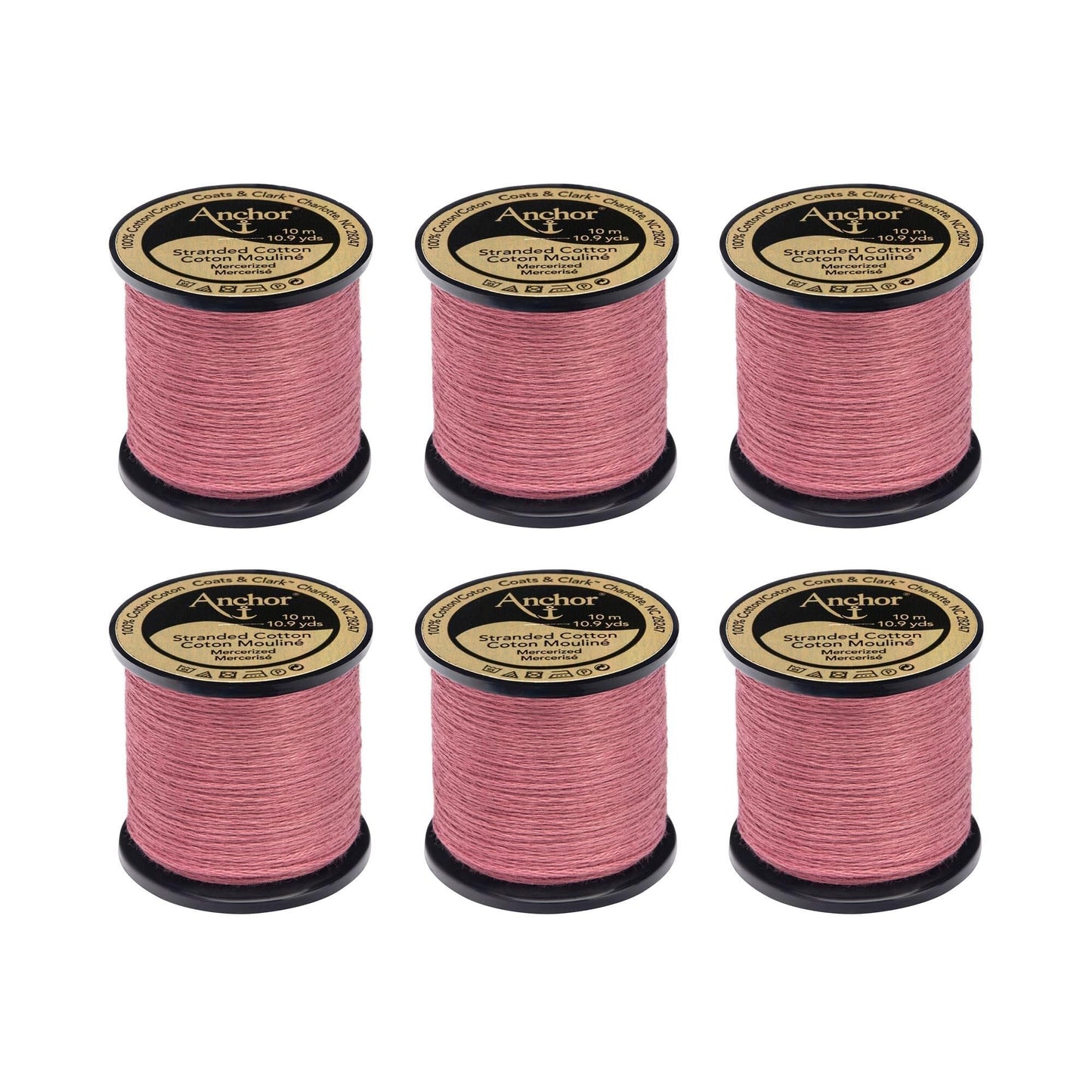 AN Spooled Floss 10 Meters (6 Pack) - Clearance shades