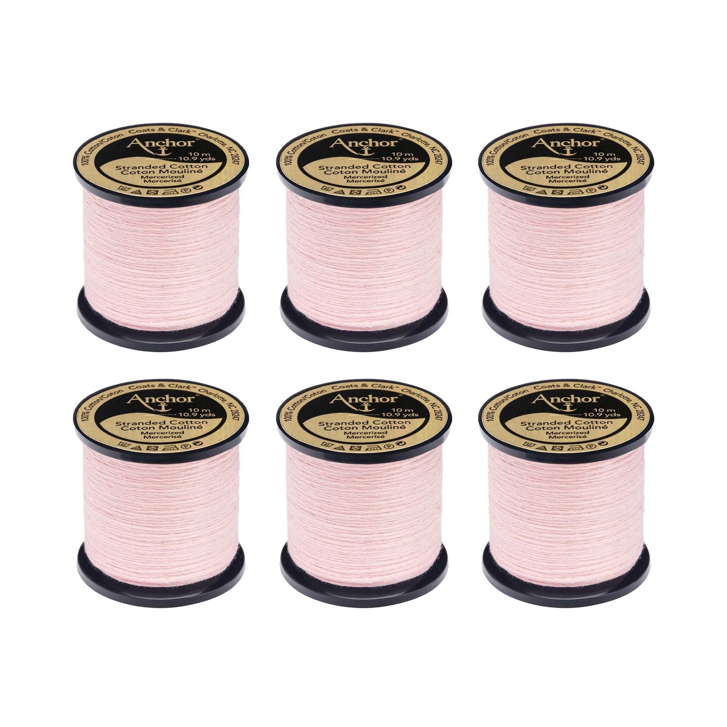 AN Spooled Floss 10 Meters (6 Pack) - Clearance shades