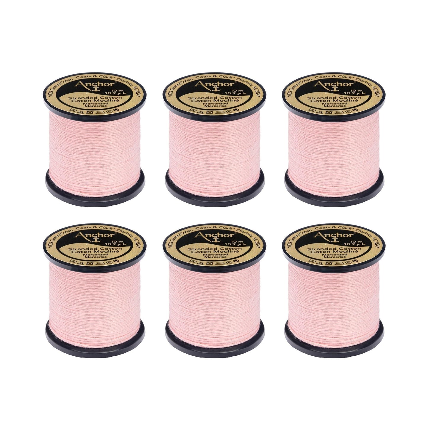 AN Spooled Floss 10 Meters (6 Pack) - Clearance shades