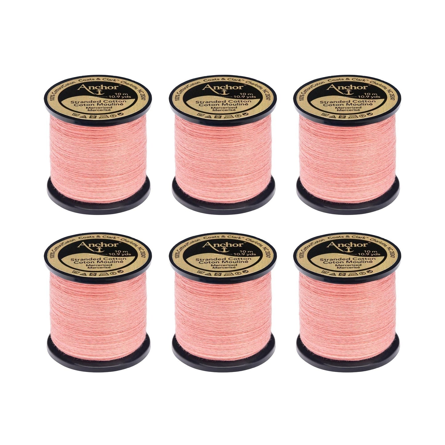 AN Spooled Floss 10 Meters (6 Pack) - Clearance shades
