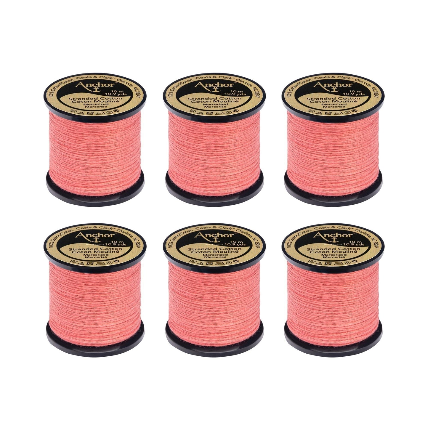 AN Spooled Floss 10 Meters (6 Pack) - Clearance shades