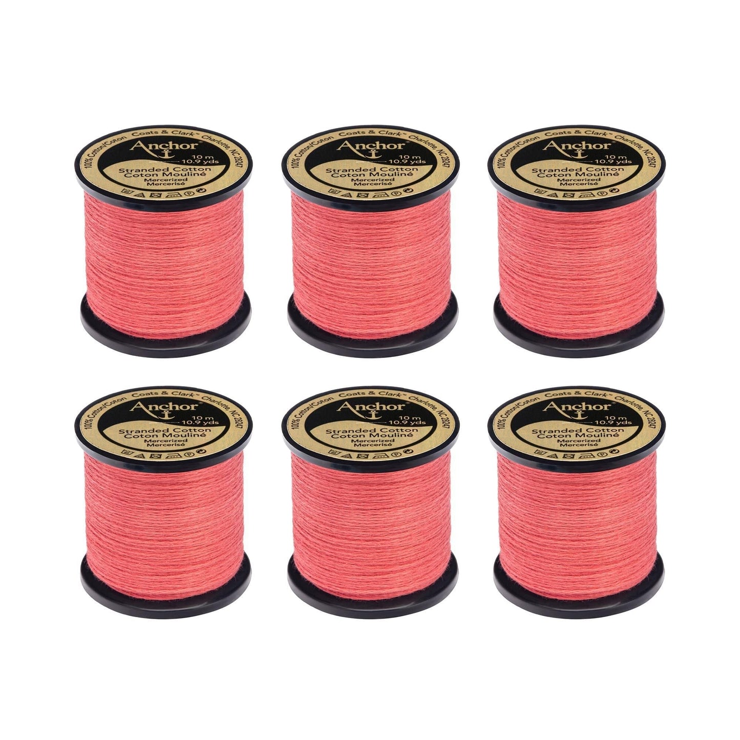AN Spooled Floss 10 Meters (6 Pack) - Clearance shades