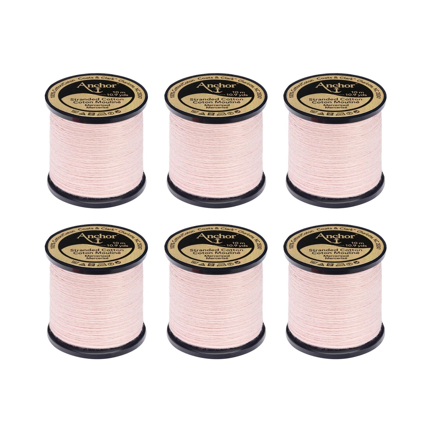 AN Spooled Floss 10 Meters (6 Pack) - Clearance shades