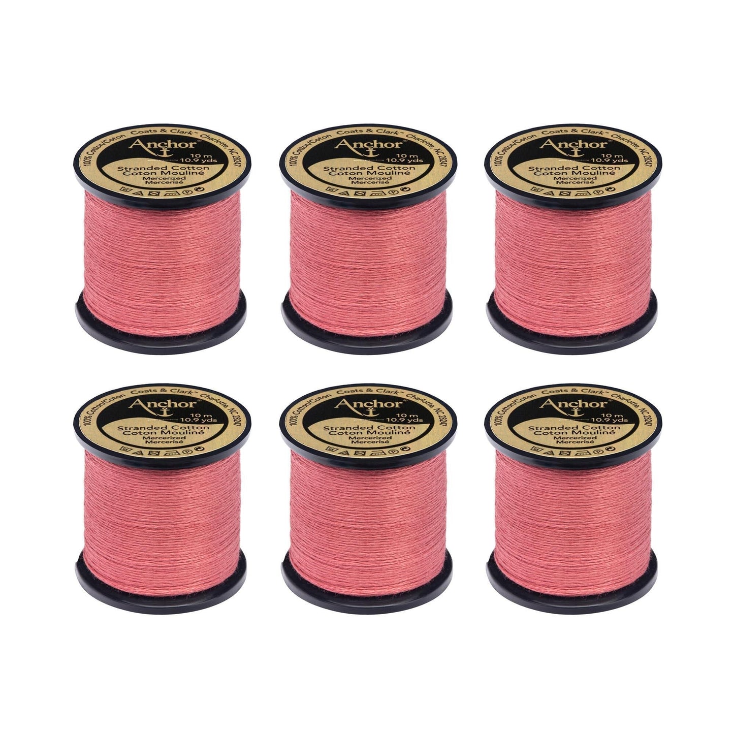 AN Spooled Floss 10 Meters (6 Pack) - Clearance shades