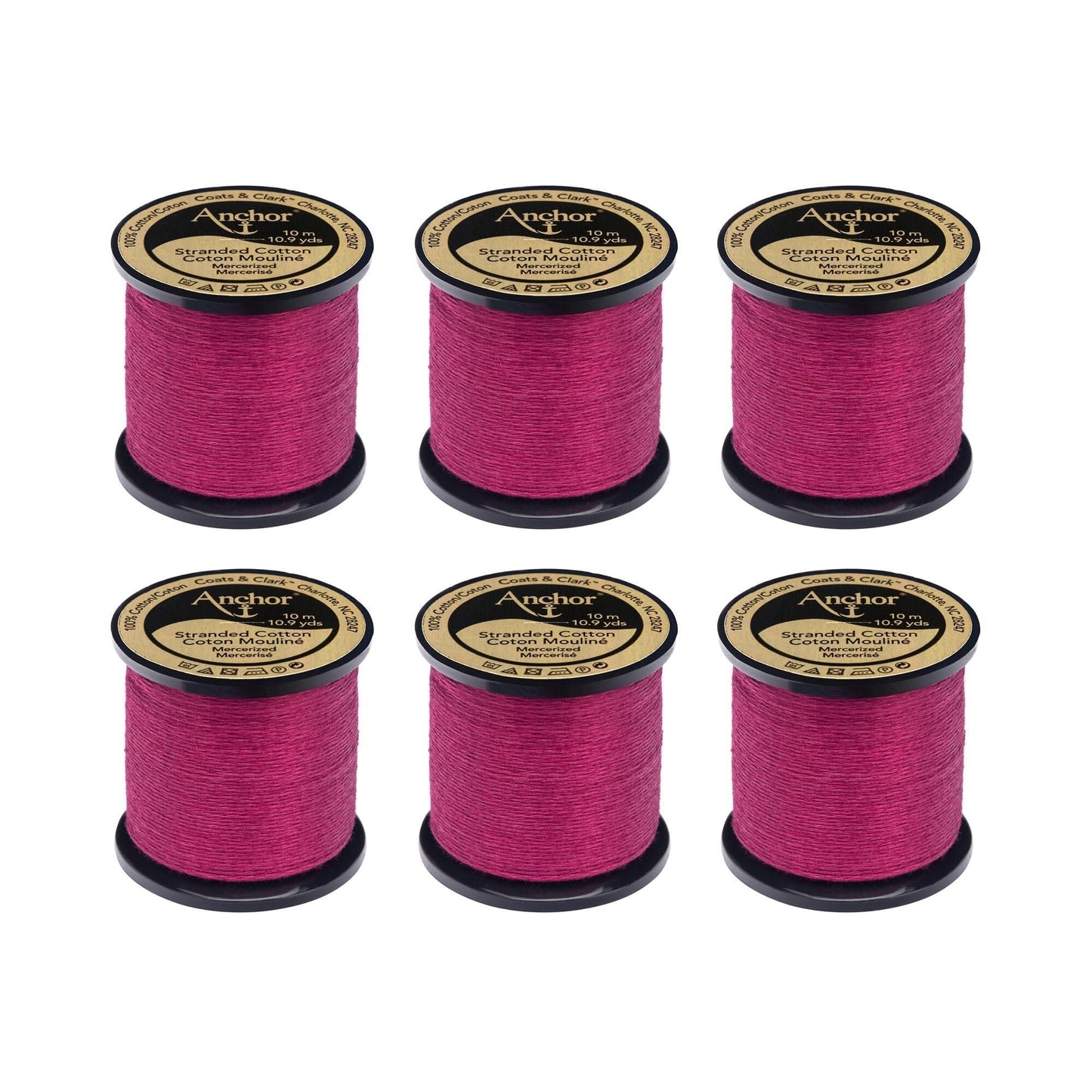 AN Spooled Floss 10 Meters (6 Pack) - Clearance shades