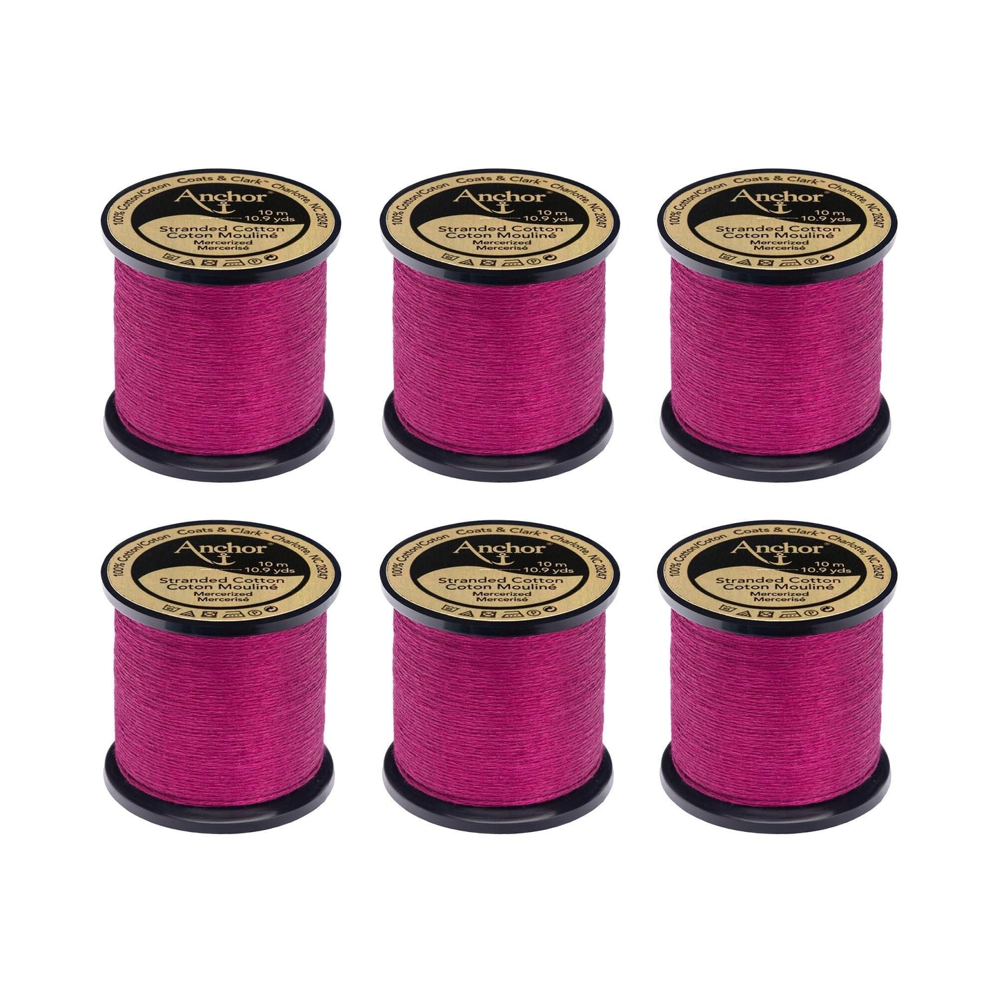 AN Spooled Floss 10 Meters (6 Pack) - Clearance shades
