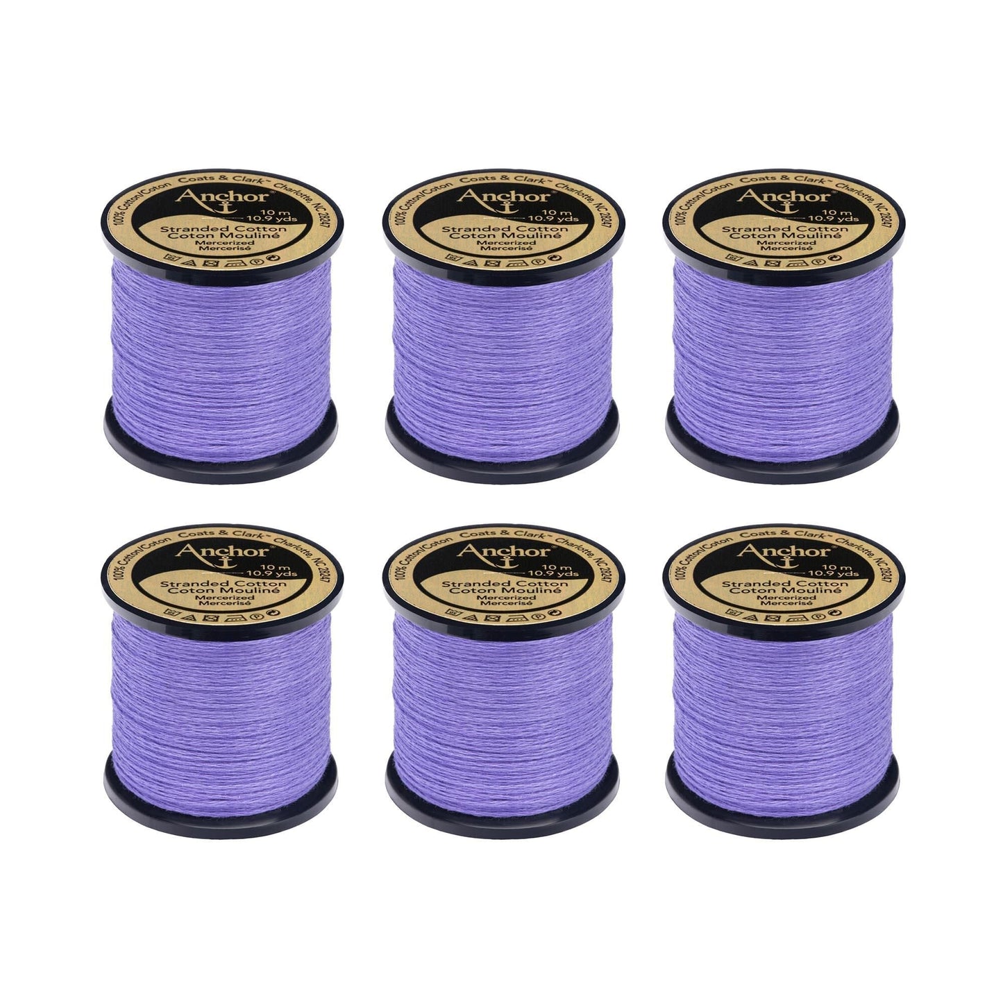 AN Spooled Floss 10 Meters (6 Pack) - Clearance shades