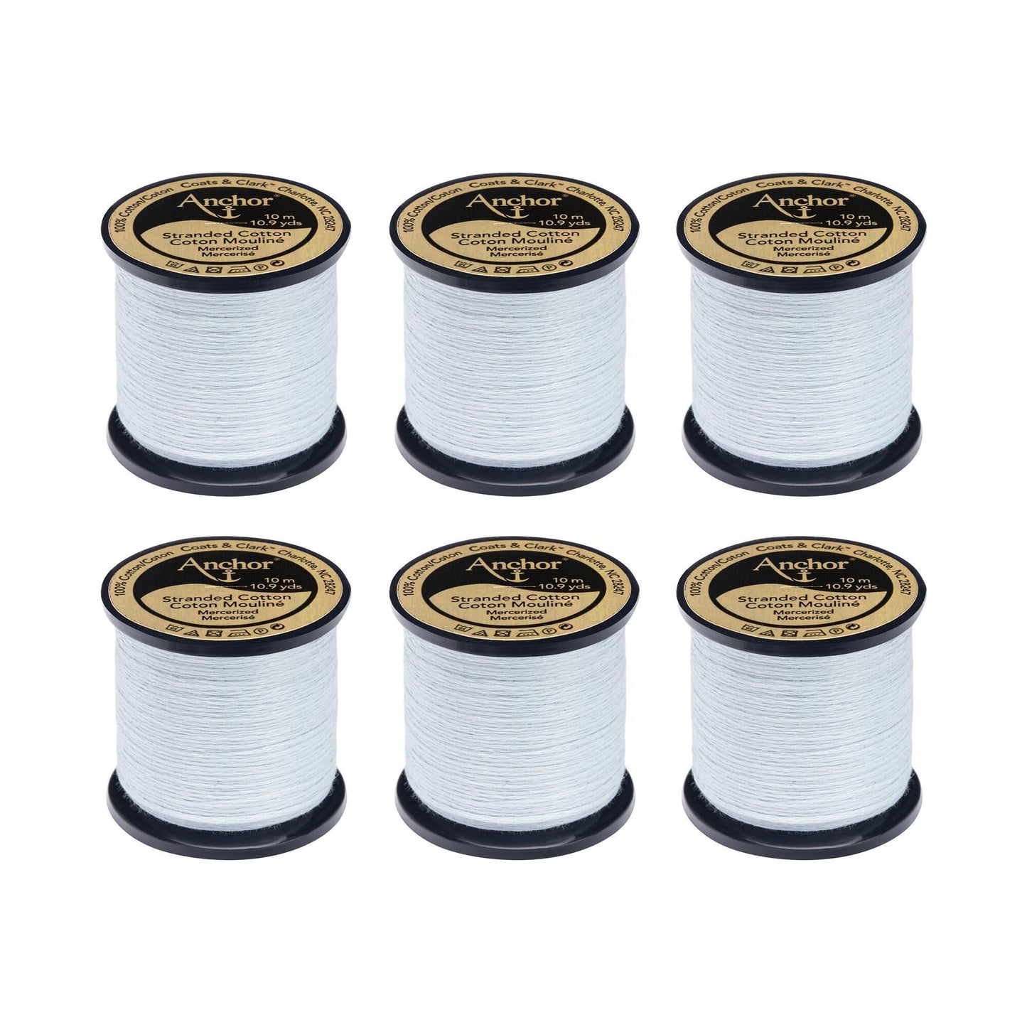 AN Spooled Floss 10 Meters (6 Pack) - Clearance shades