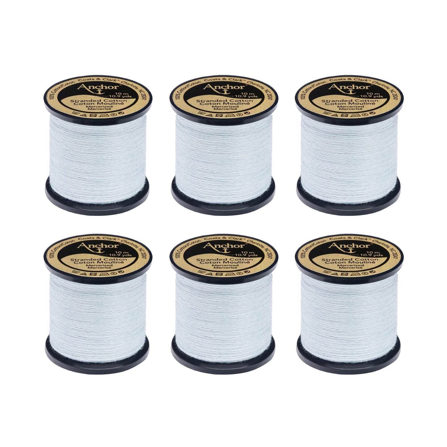AN Spooled Floss 10 Meters (6 Pack) - Clearance shades