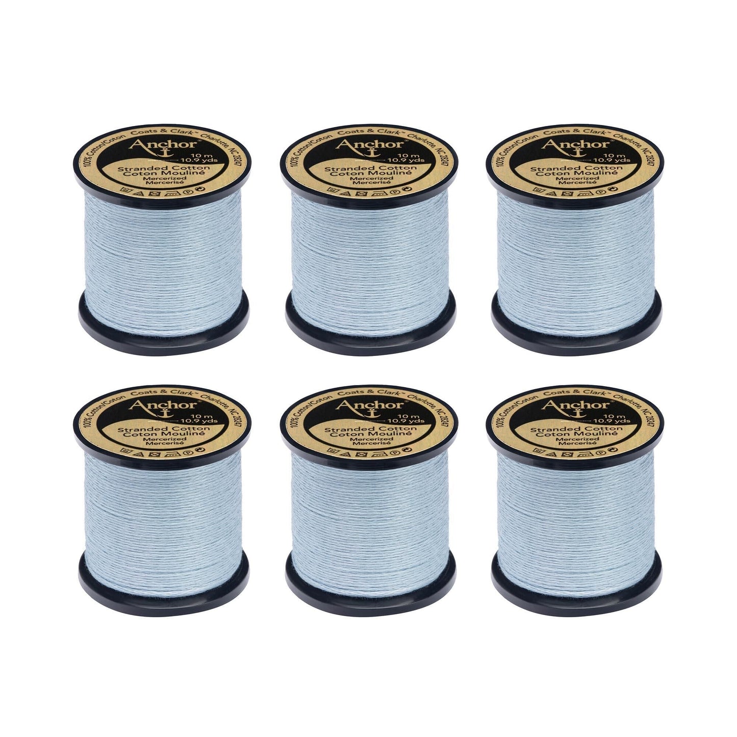 AN Spooled Floss 10 Meters (6 Pack) - Clearance shades