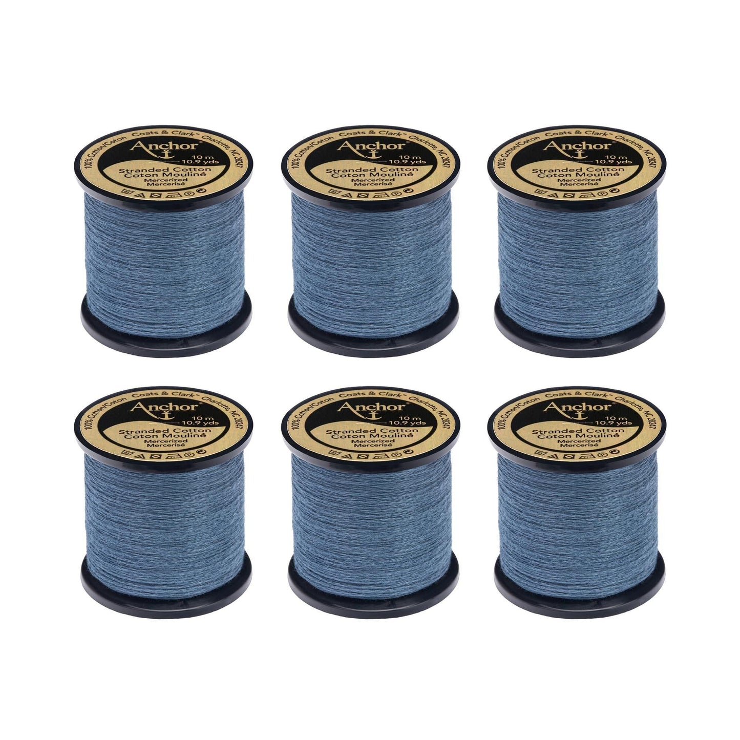 AN Spooled Floss 10 Meters (6 Pack) - Clearance shades