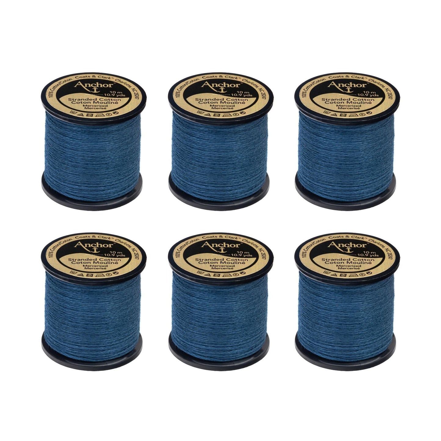 AN Spooled Floss 10 Meters (6 Pack) - Clearance shades